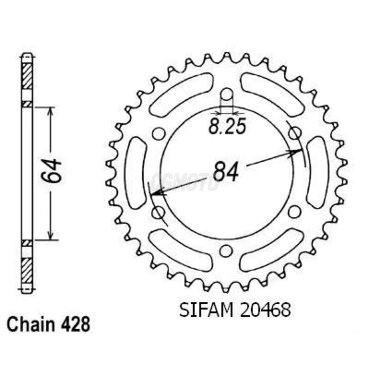 Kit chaine Suzuki Ts 125 Er