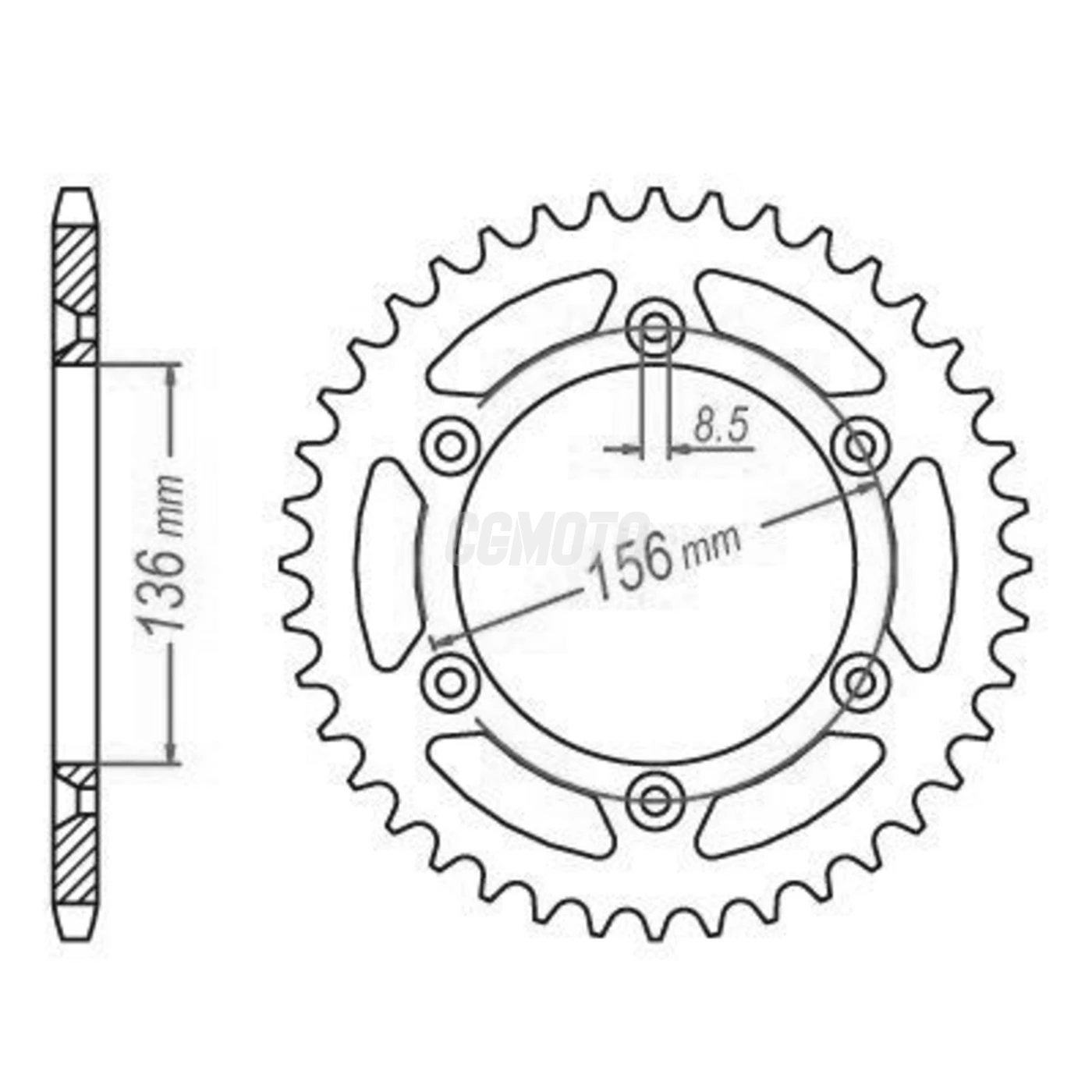 Kit chaine Suzuki Rgv 250