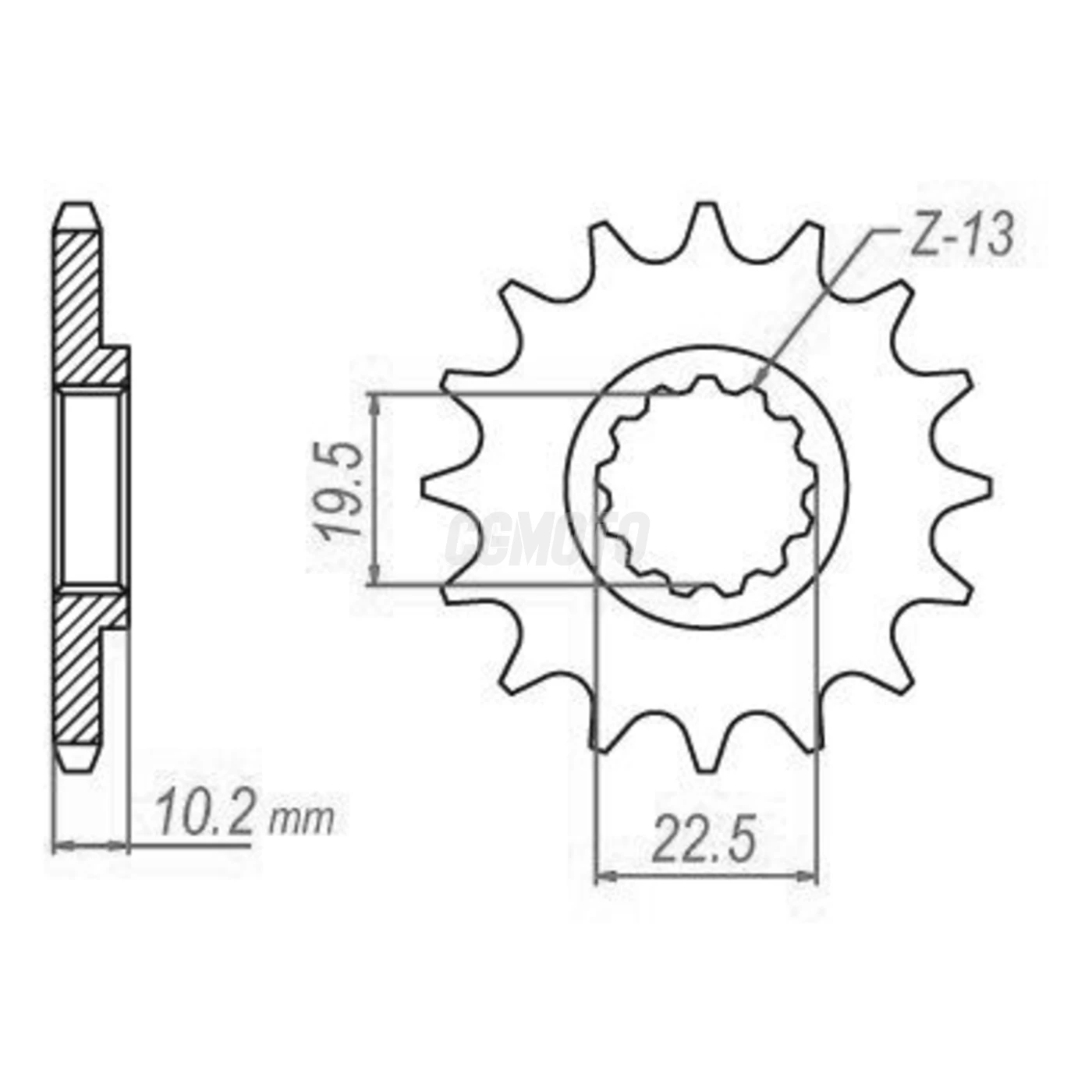 Kit chaine Suzuki Rm 250