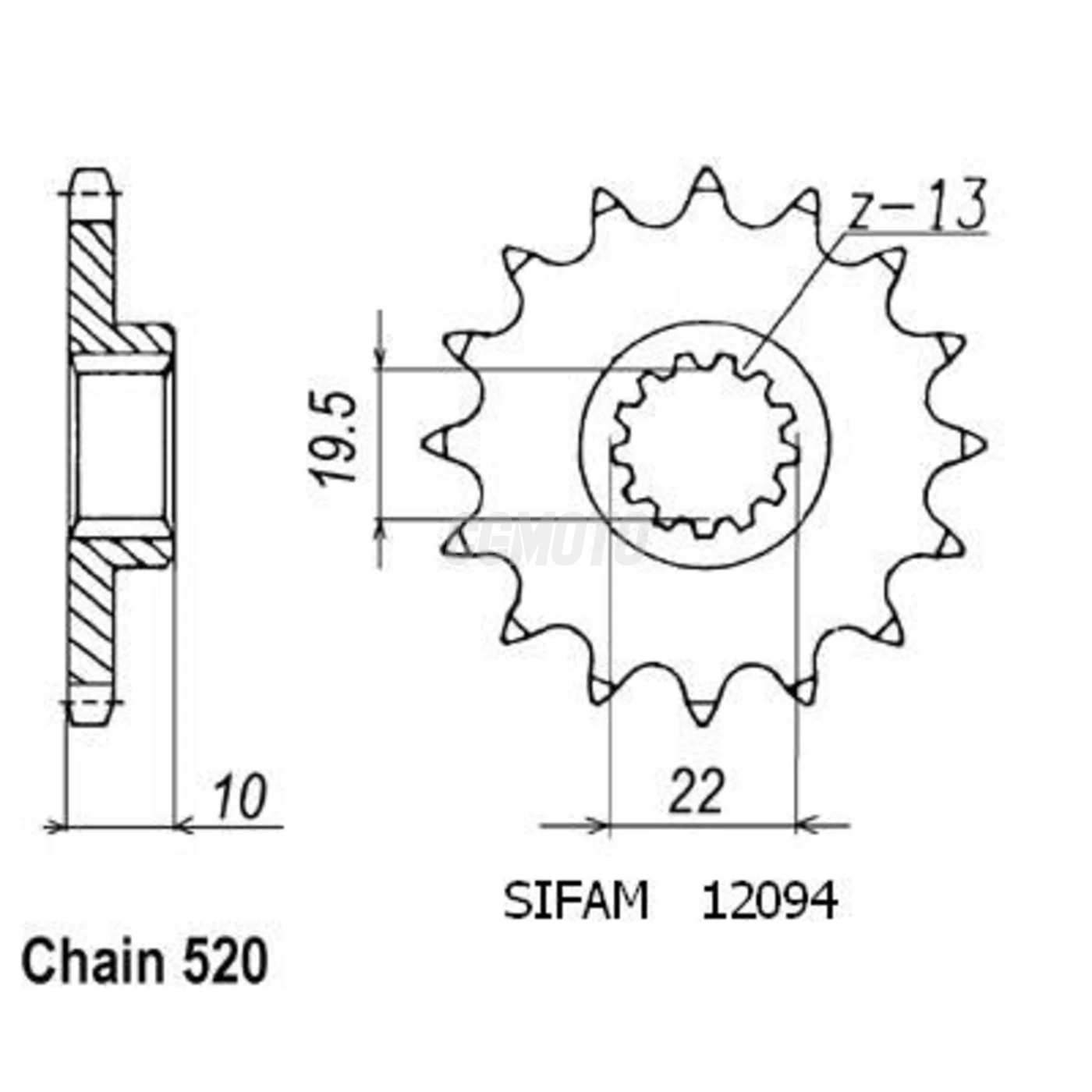 Kit chaine Suzuki Lt 250 R