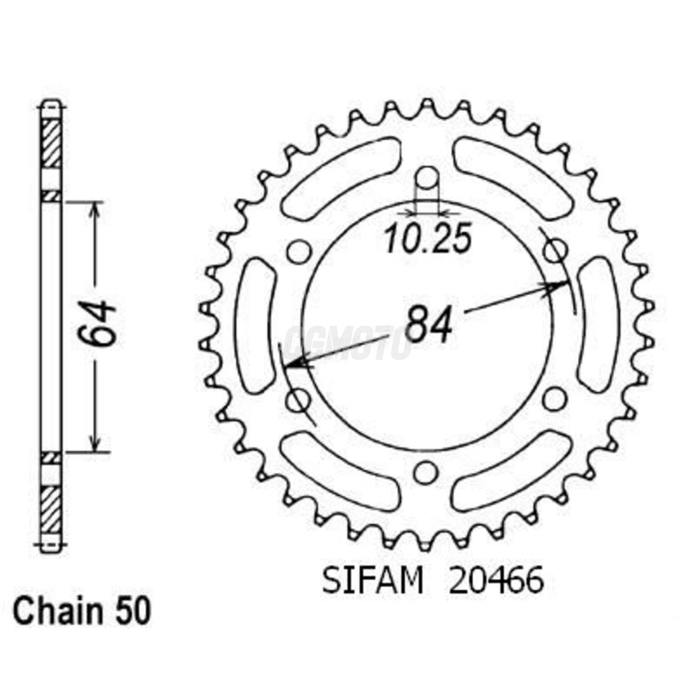 Kit chaine Suzuki Gs 400