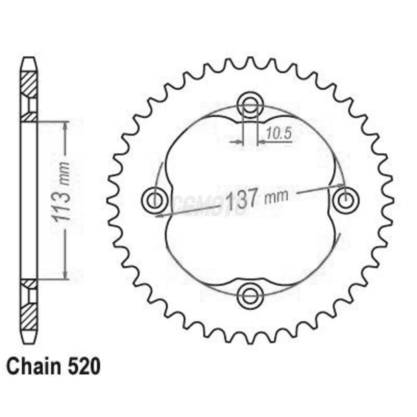 Kit chaine Suzuki Lt-r 450