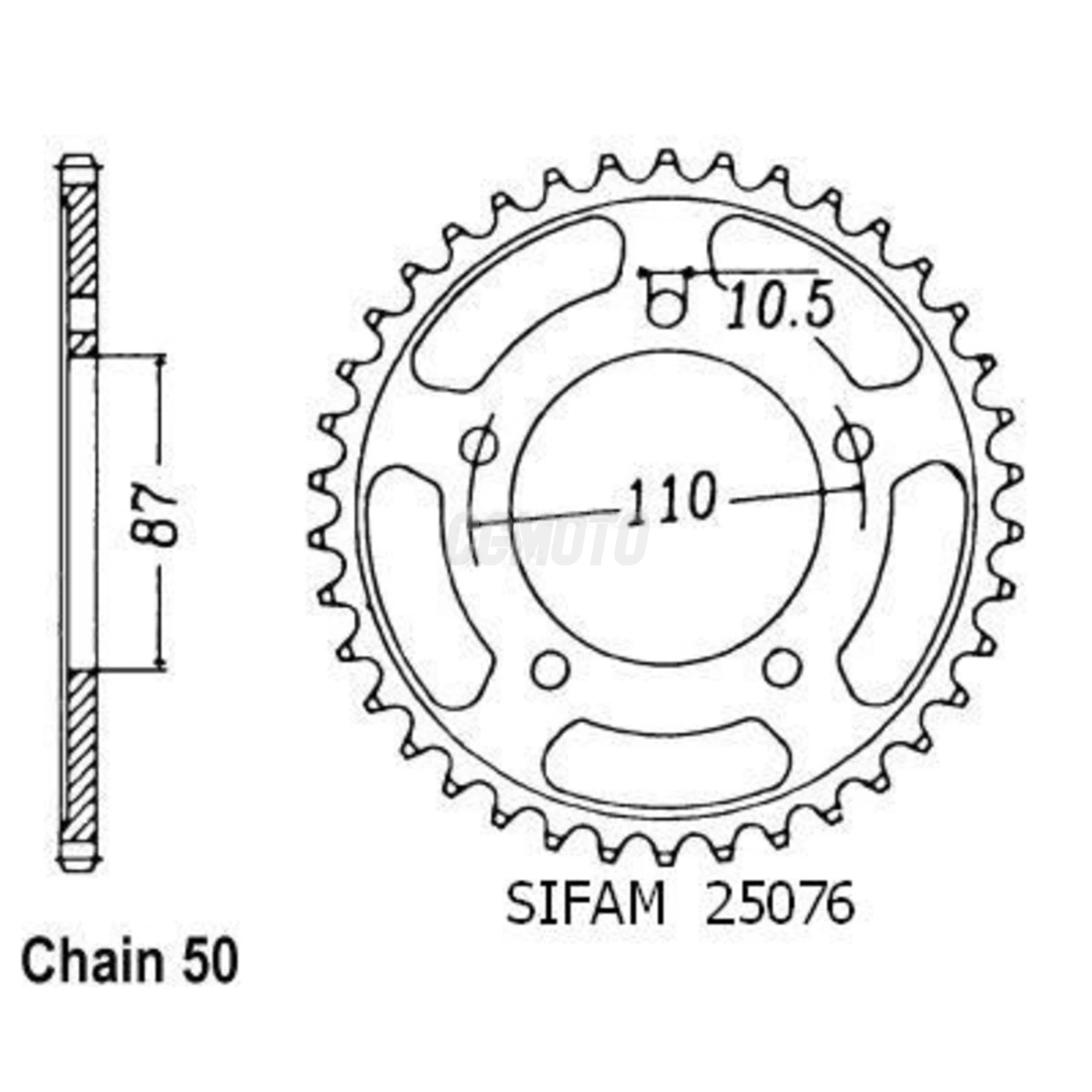 Kit Chaine Origine Suzuki Gsx 600 F 1989-1990 14x46