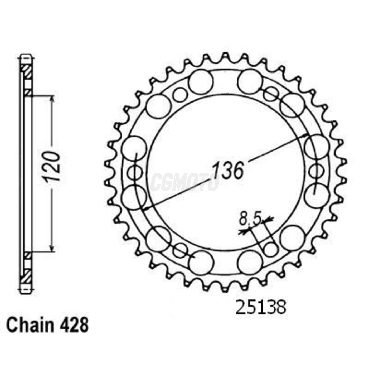 Kit chaine Yamaha Tdr 125 R