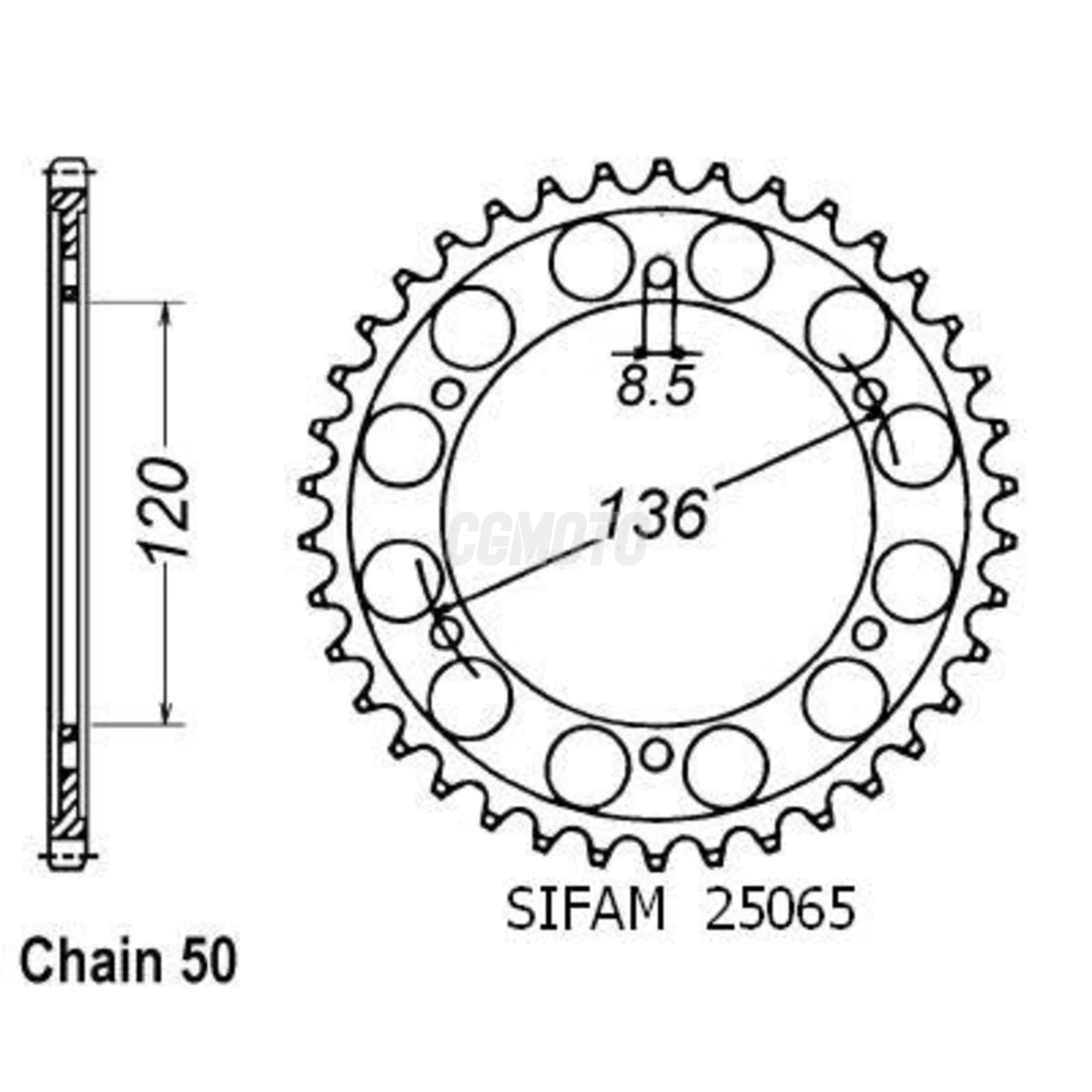 Kit chaine Yamaha Xj 600