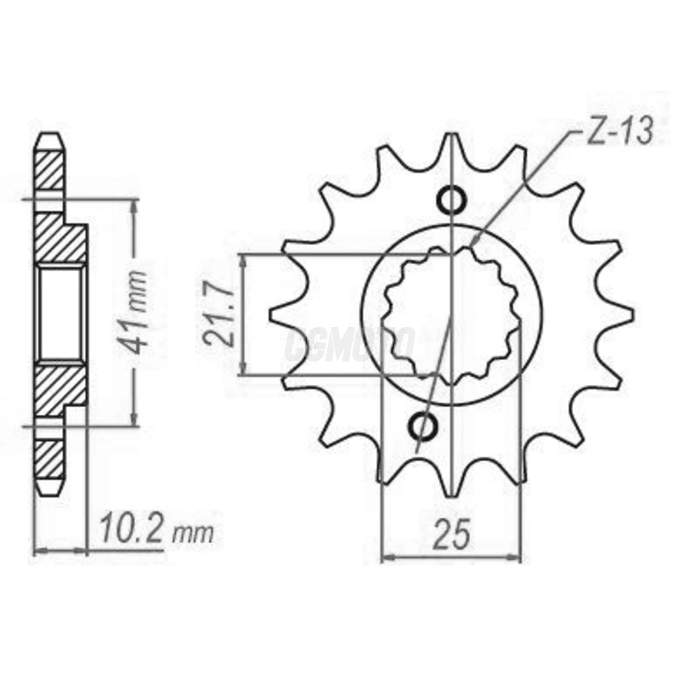 Kit chaine Yamaha Xt 660 X/R