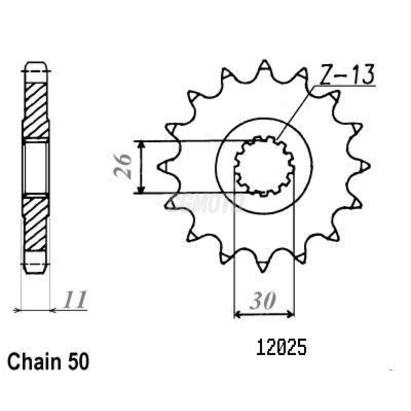 Kit chaine Yamaha Mt-01 1700