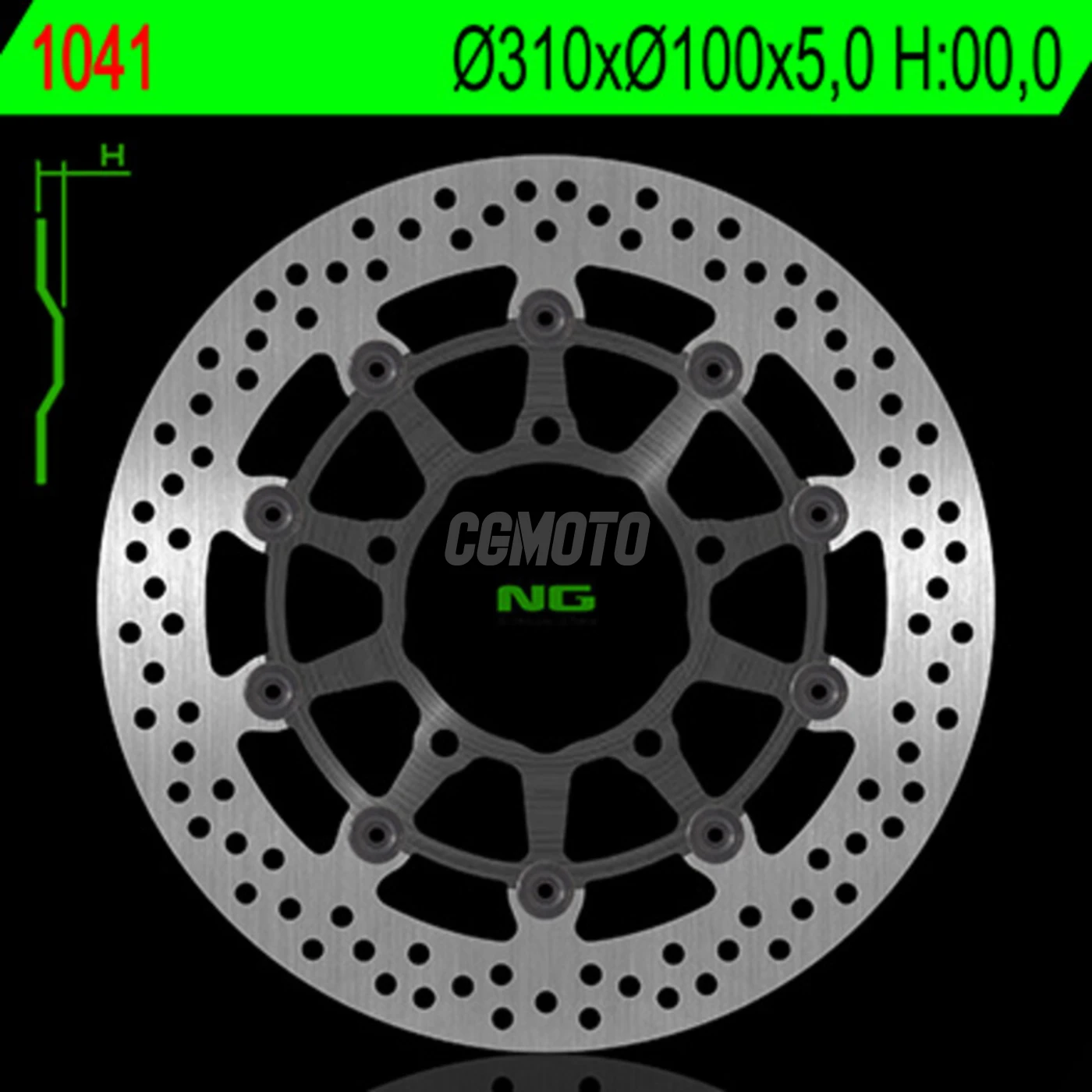 Disque de frein flottant avant gauche/DROIT GSX600R '06