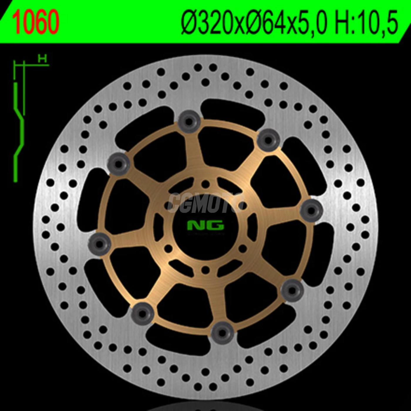 Disque de frein flottant