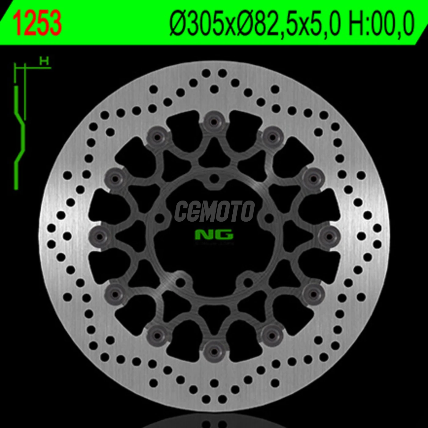 Disque avant rond flottant NG pour Triumph