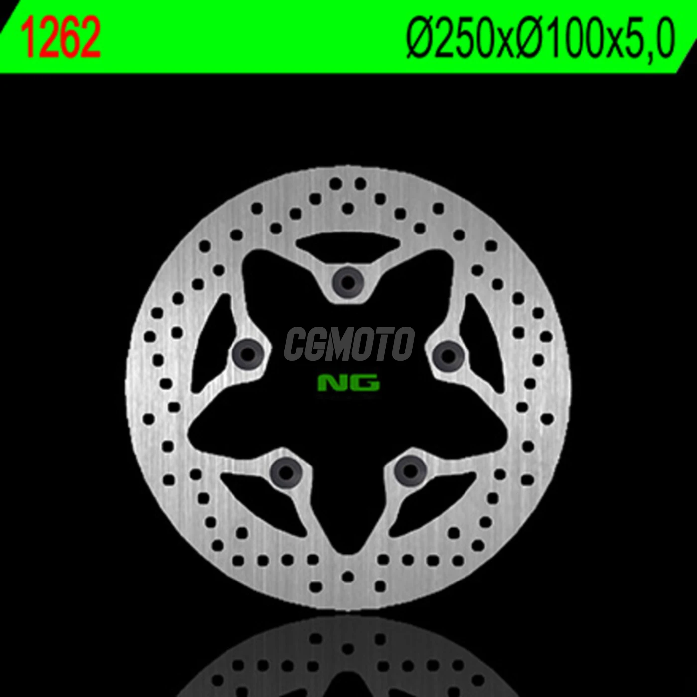 Disque arriere rond fixe NG pour Kawasaki