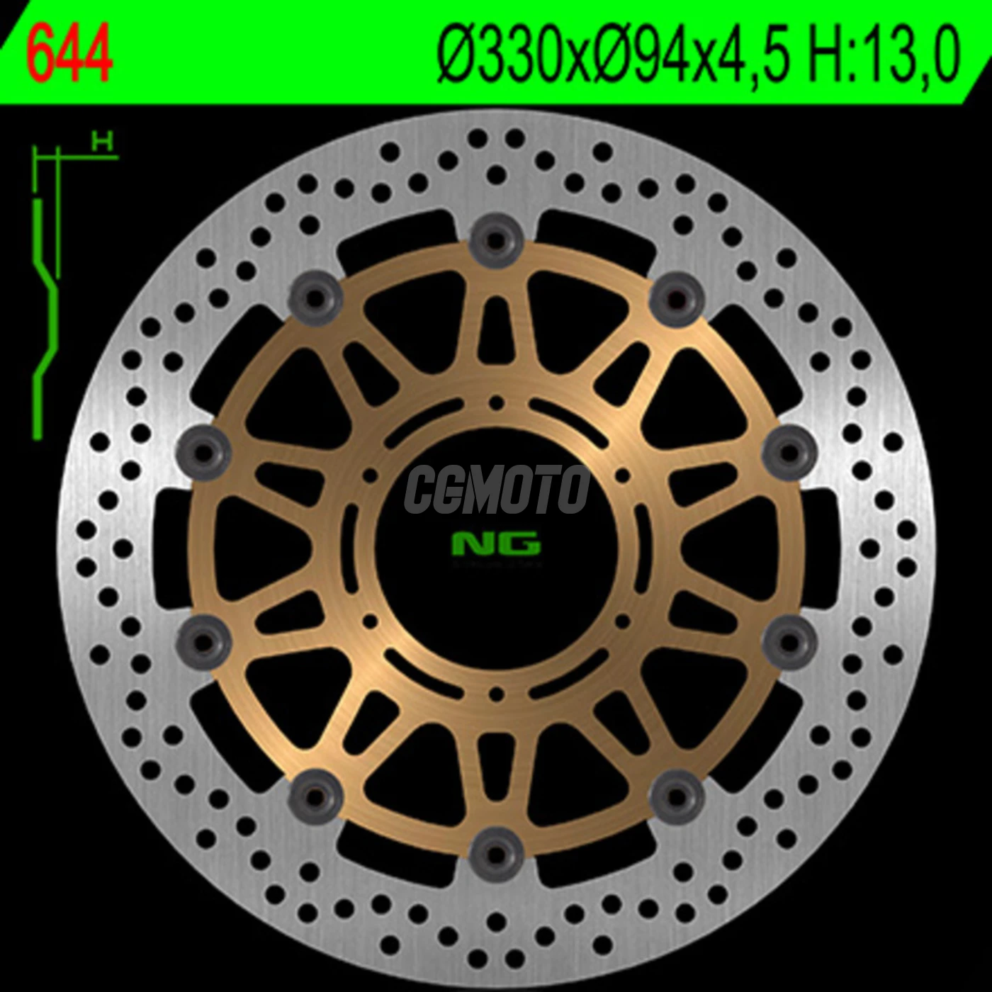 Disque de frein flottant