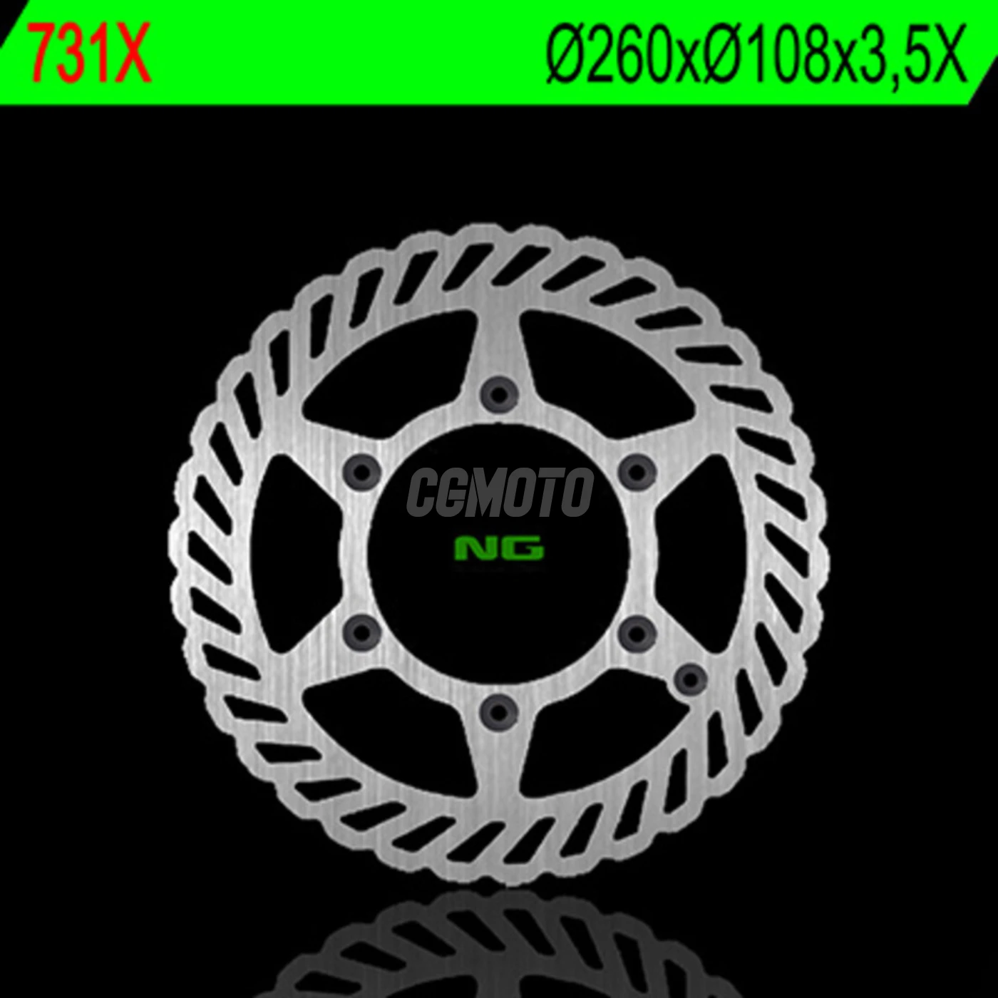 Disque de frein petale avant fixe pour EC 125, 200, 250, 300 de '02-09