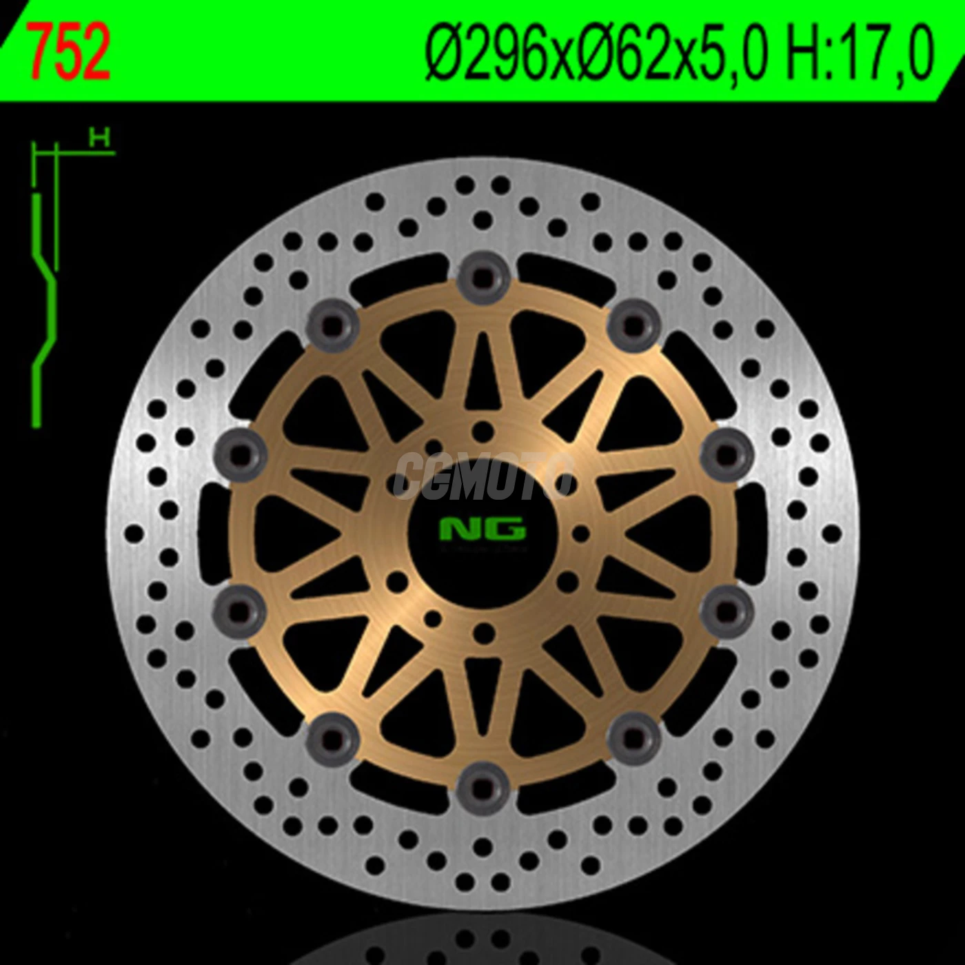 Disque de frein flottant