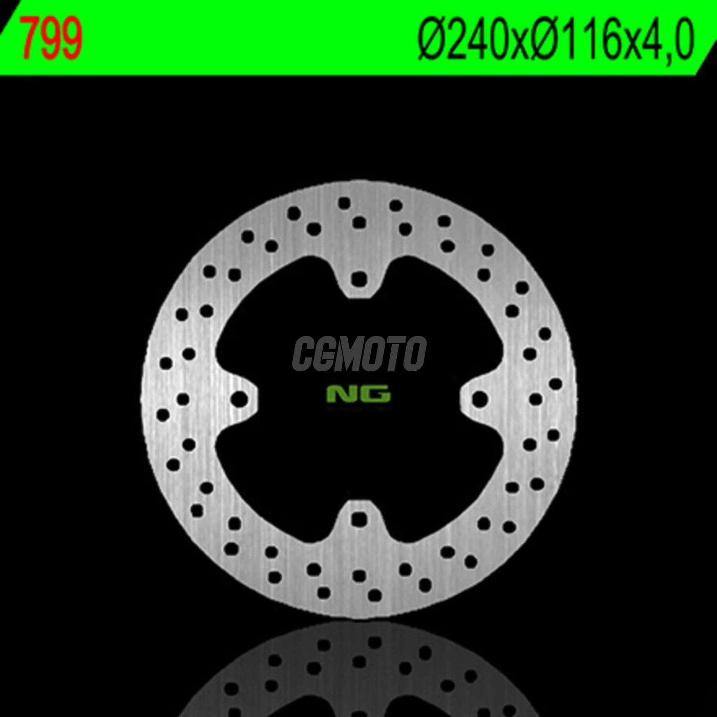 Disque de frein fixe arriere pour KX125/250