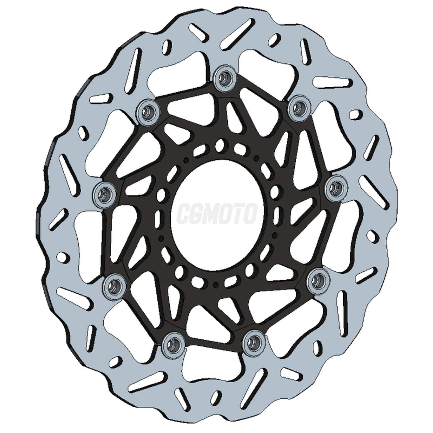 Disque BRAKING WK139L avant gauche semi-flottant SK2 ER6F ABS 13-16 / ER6N ABS 13-16 VERSYS 650 ABS 12-14 / VERSYS ABS 15-17