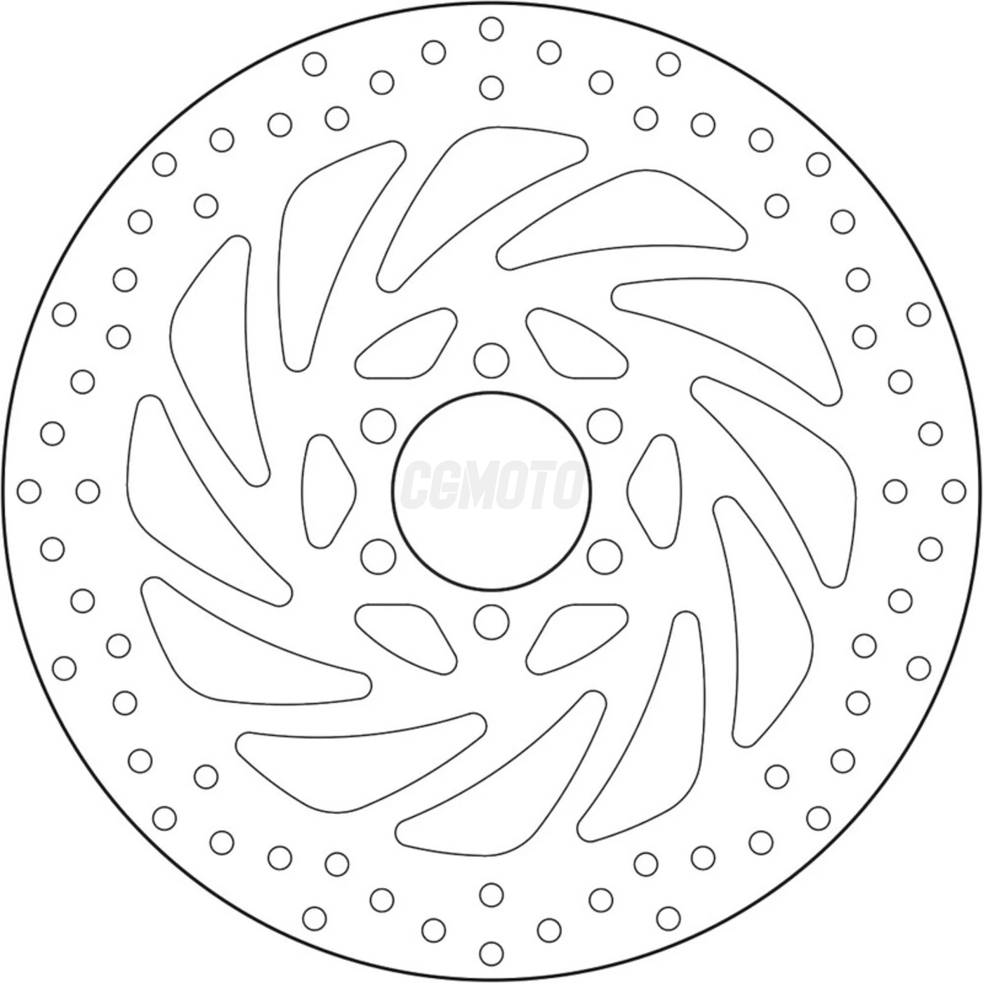 Disque avant BREMBO 68B407P5 KTM DUKE 125 11-17 / DUKE 390 14-17 FIXE