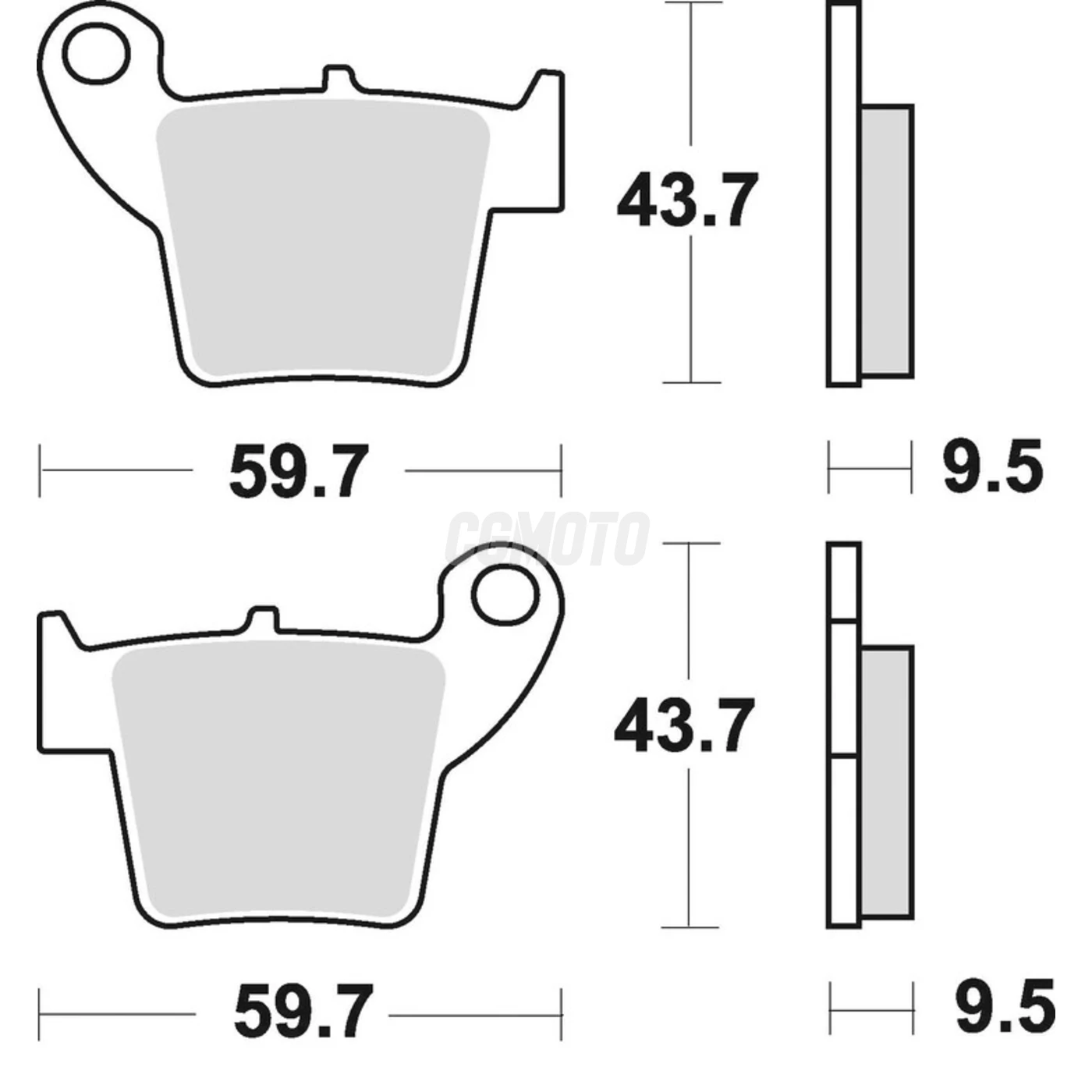 PLAQUETTES de FREIN BRAKING 886CM46