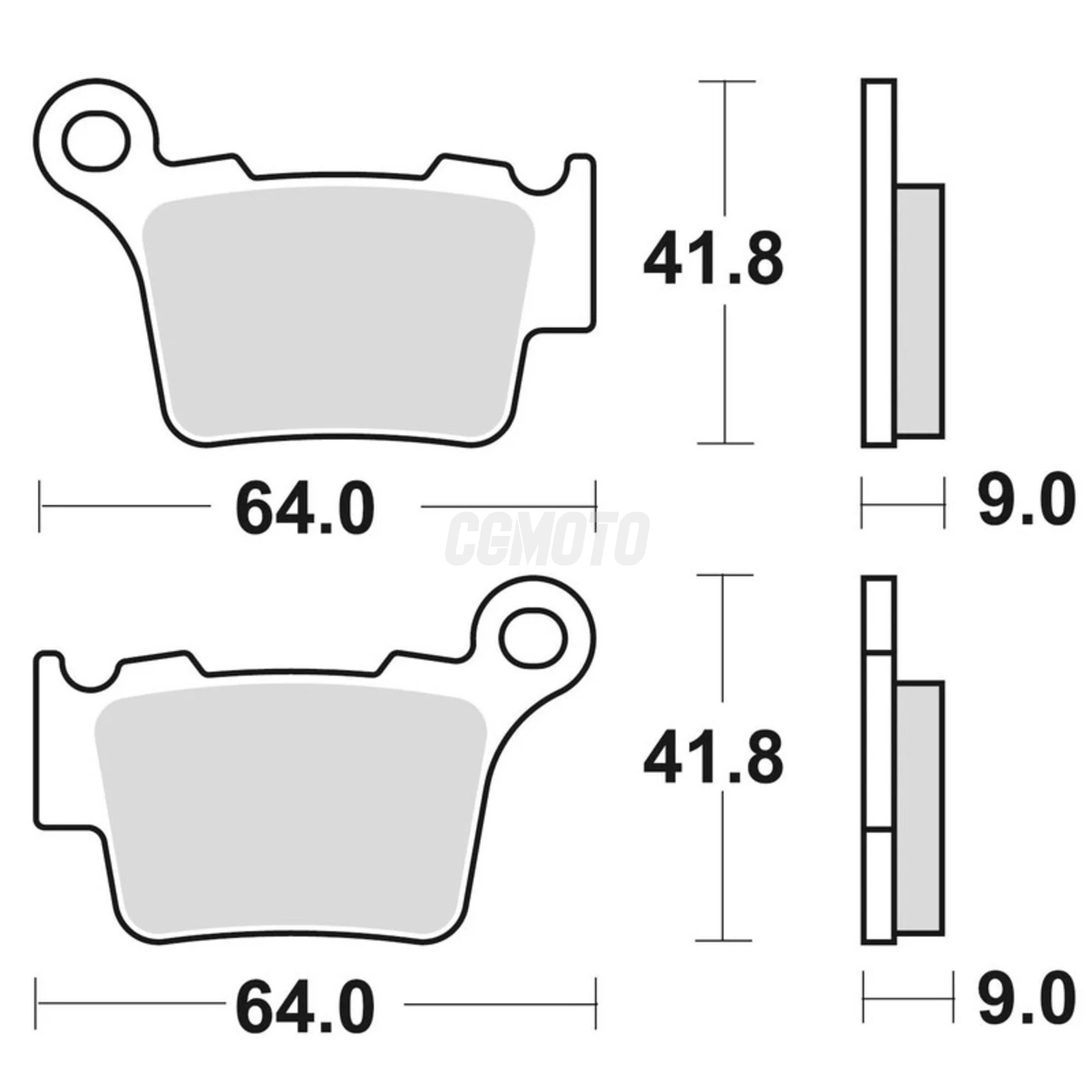 PLAQUETTES de FREIN BRAKING 891CM46