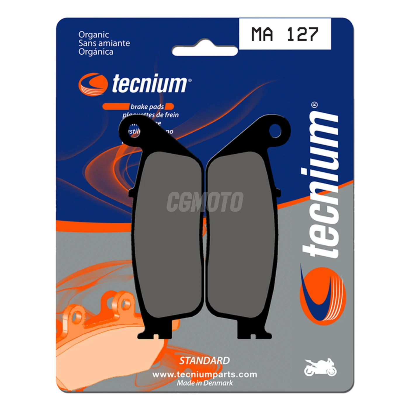 Plaquettes de frein TECNIUM MA127 Organique