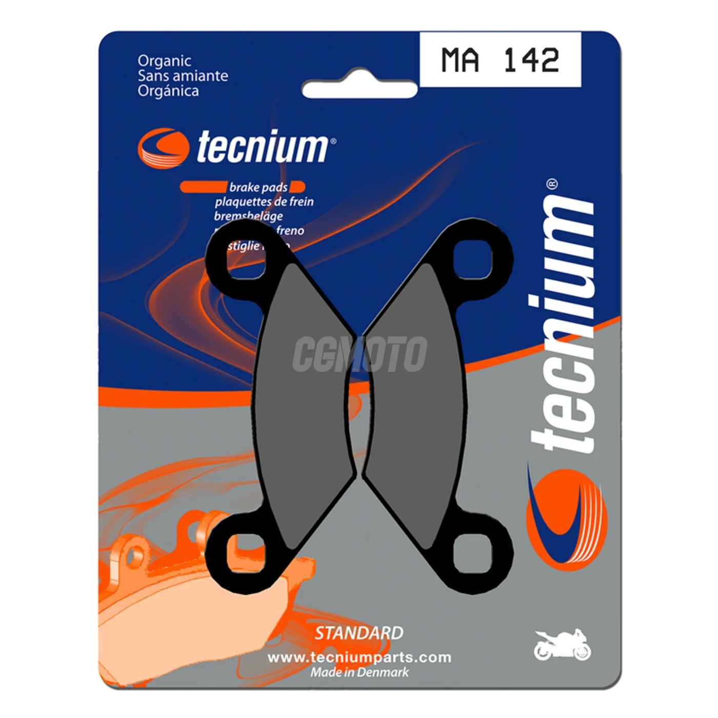 Plaquettes de frein TECNIUM MA142 Organique