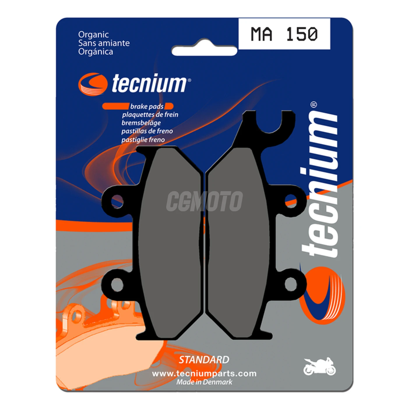 Plaquettes de frein TECNIUM MA150 Organique