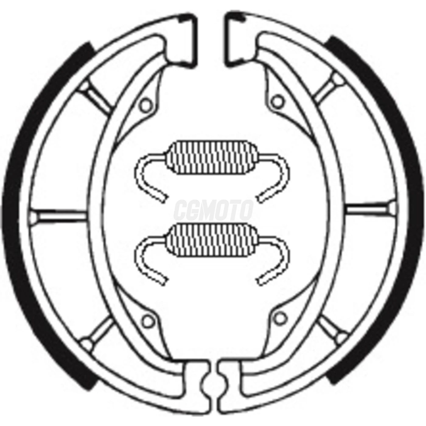 Machoires de frein Bendix BA014 Organique