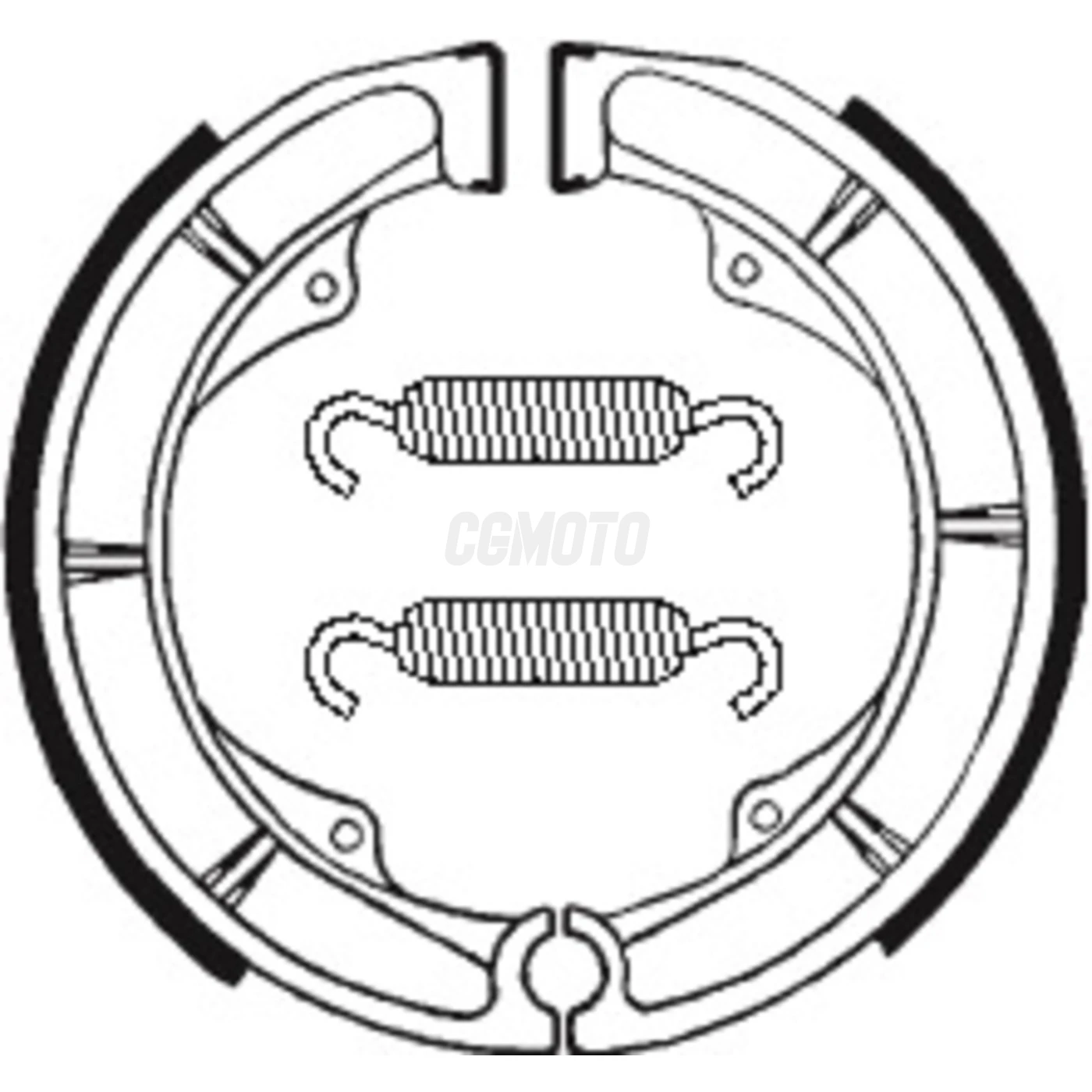 Machoires de frein Bendix BA018 Organique