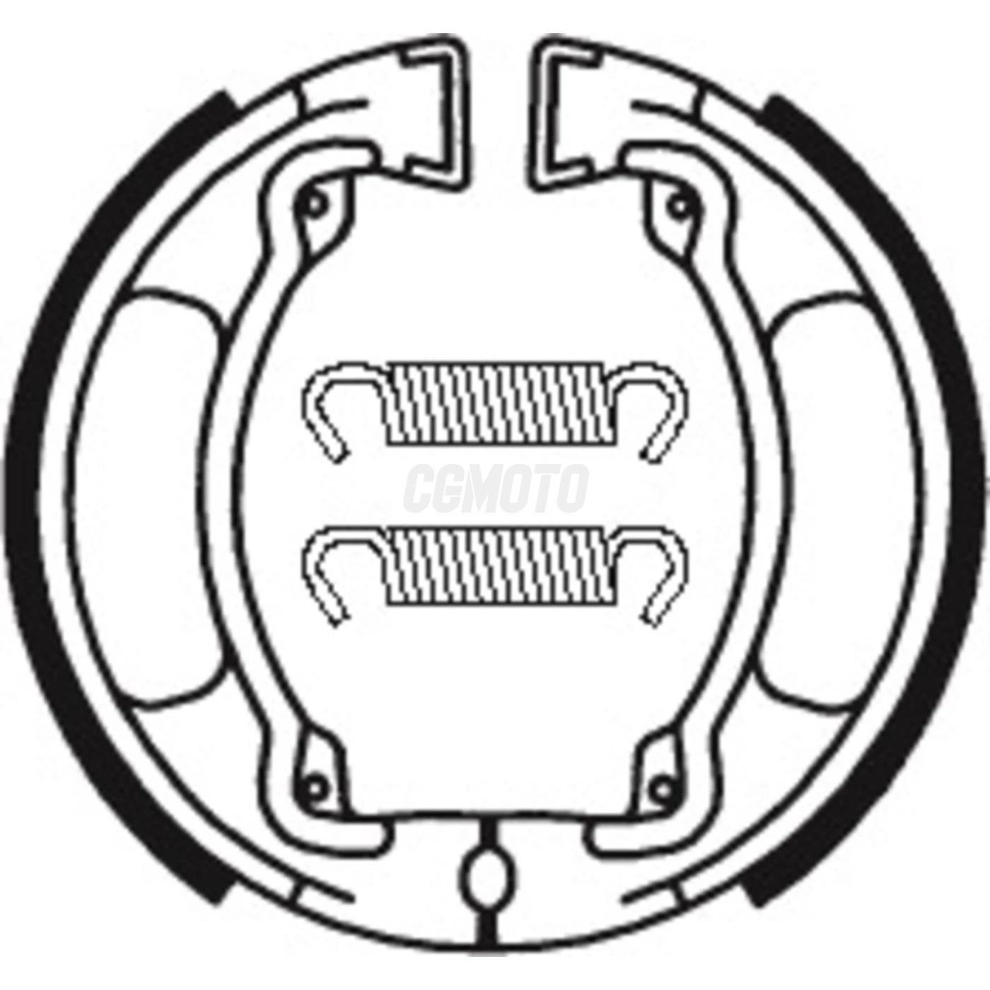 Machoires de frein Bendix BA032 Organique