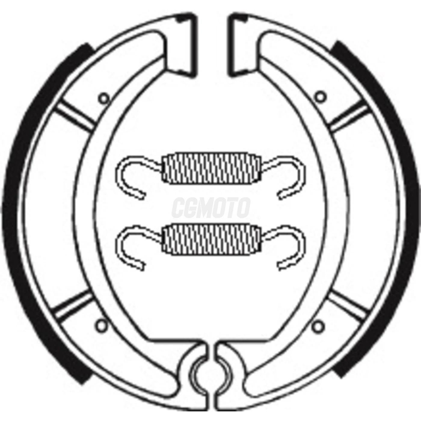 Machoires de frein Bendix BA037 Organique