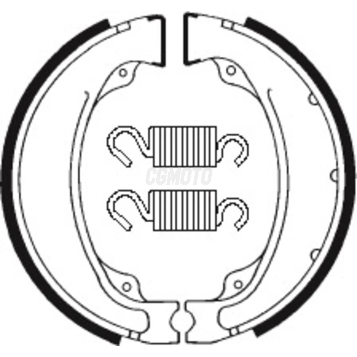 Machoires de frein Bendix BA055 Organique