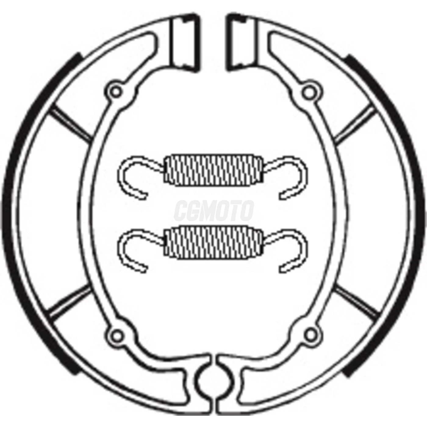 Machoires de frein Bendix BA063 Organique