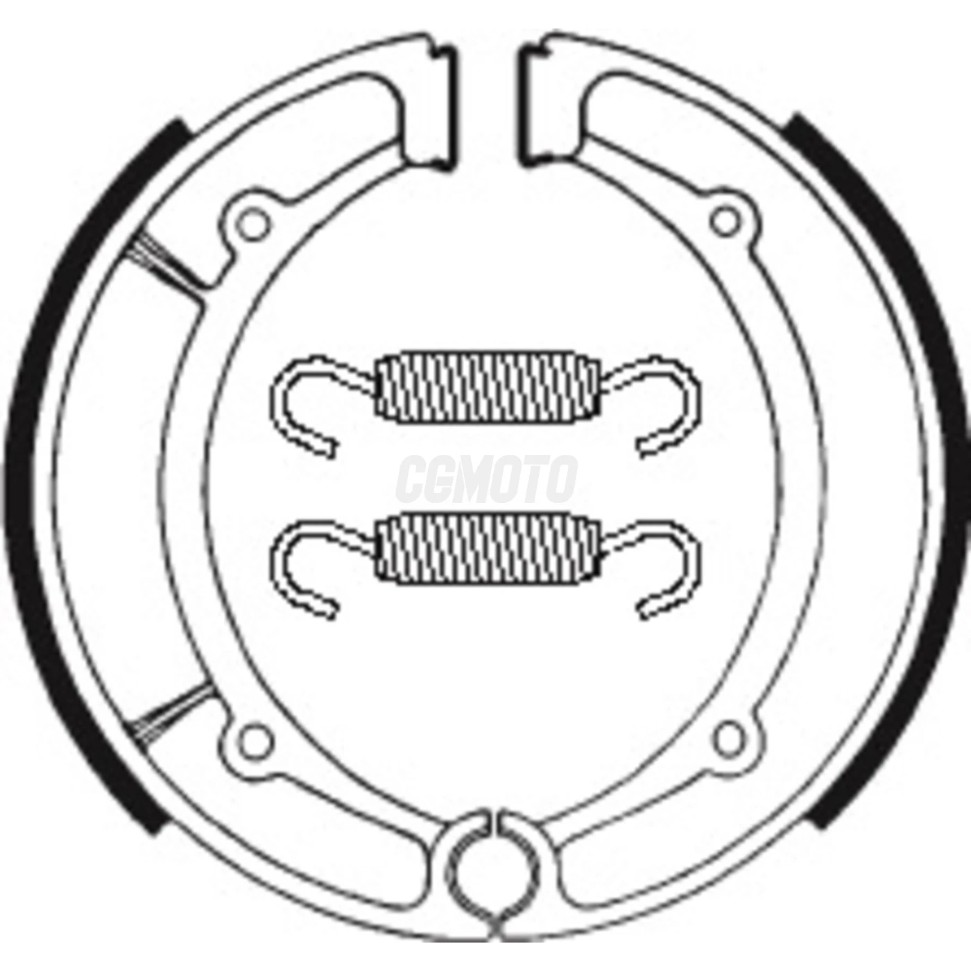 Machoires de frein Bendix BA066 Organique