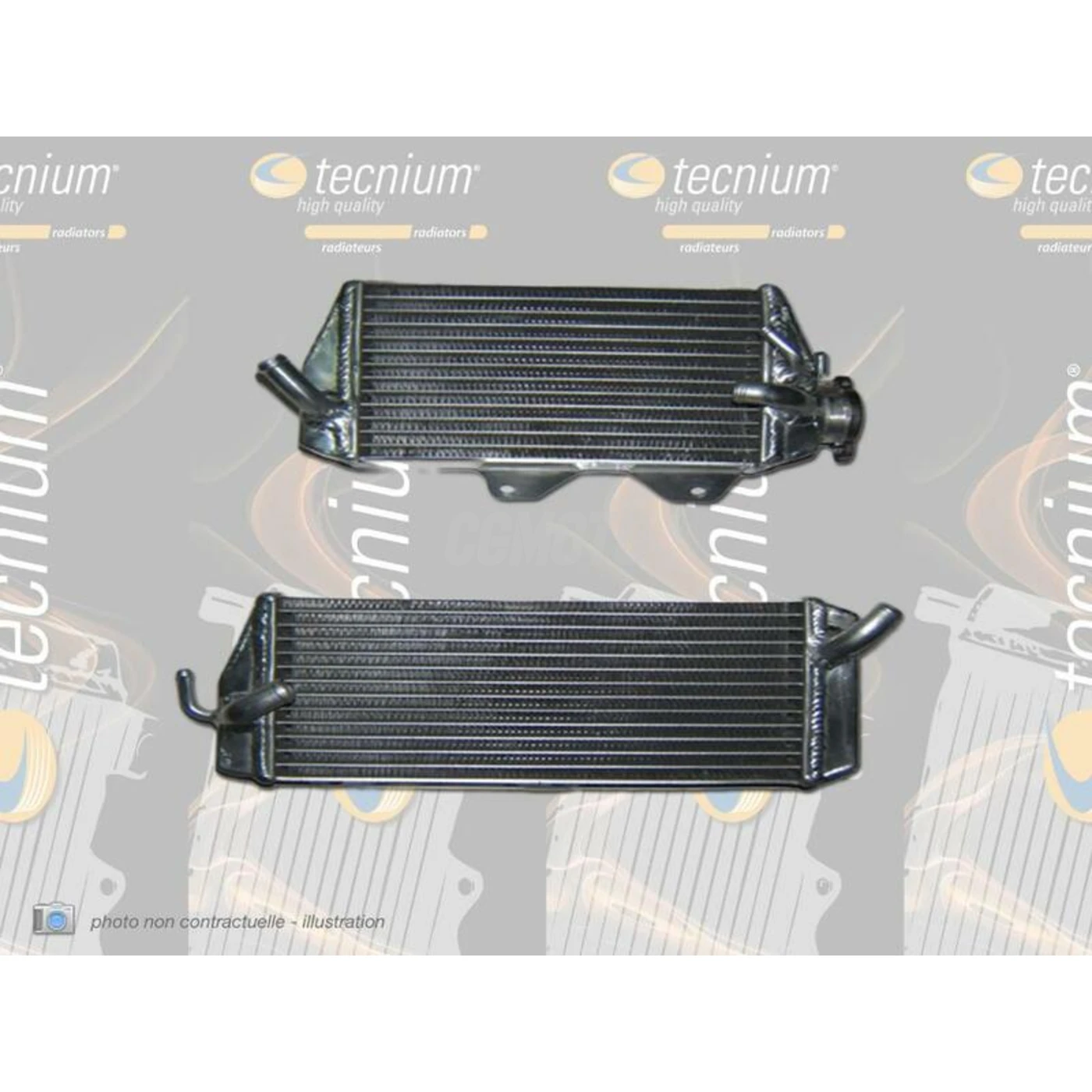 Radiateur central Tecnium KTM Freeride 250R 14-17