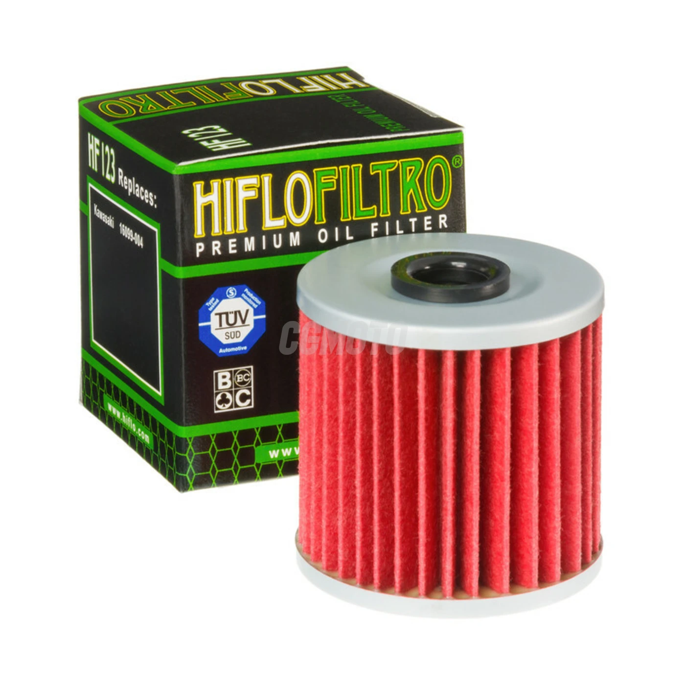 Filtre à huile Hiflofiltro HF123 Kawasaki