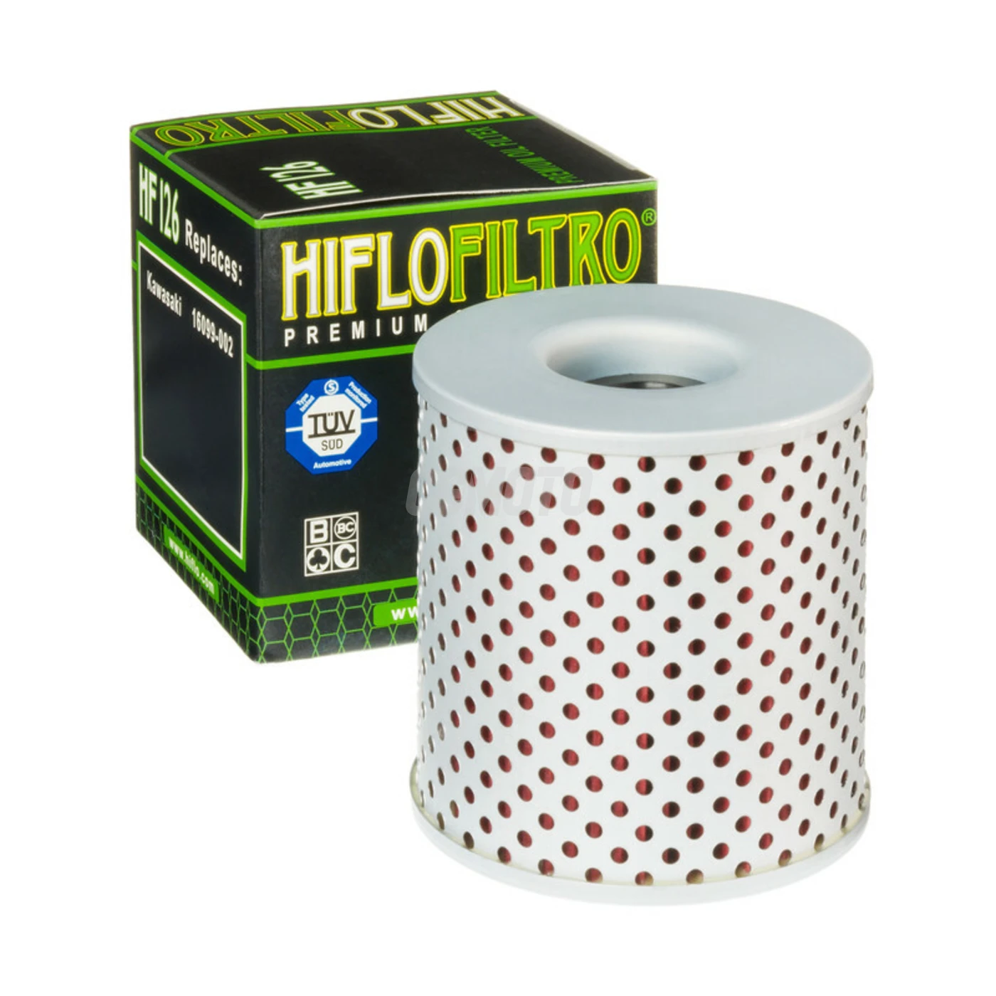 Filtre à huile Hiflofiltro HF126 Kawasaki