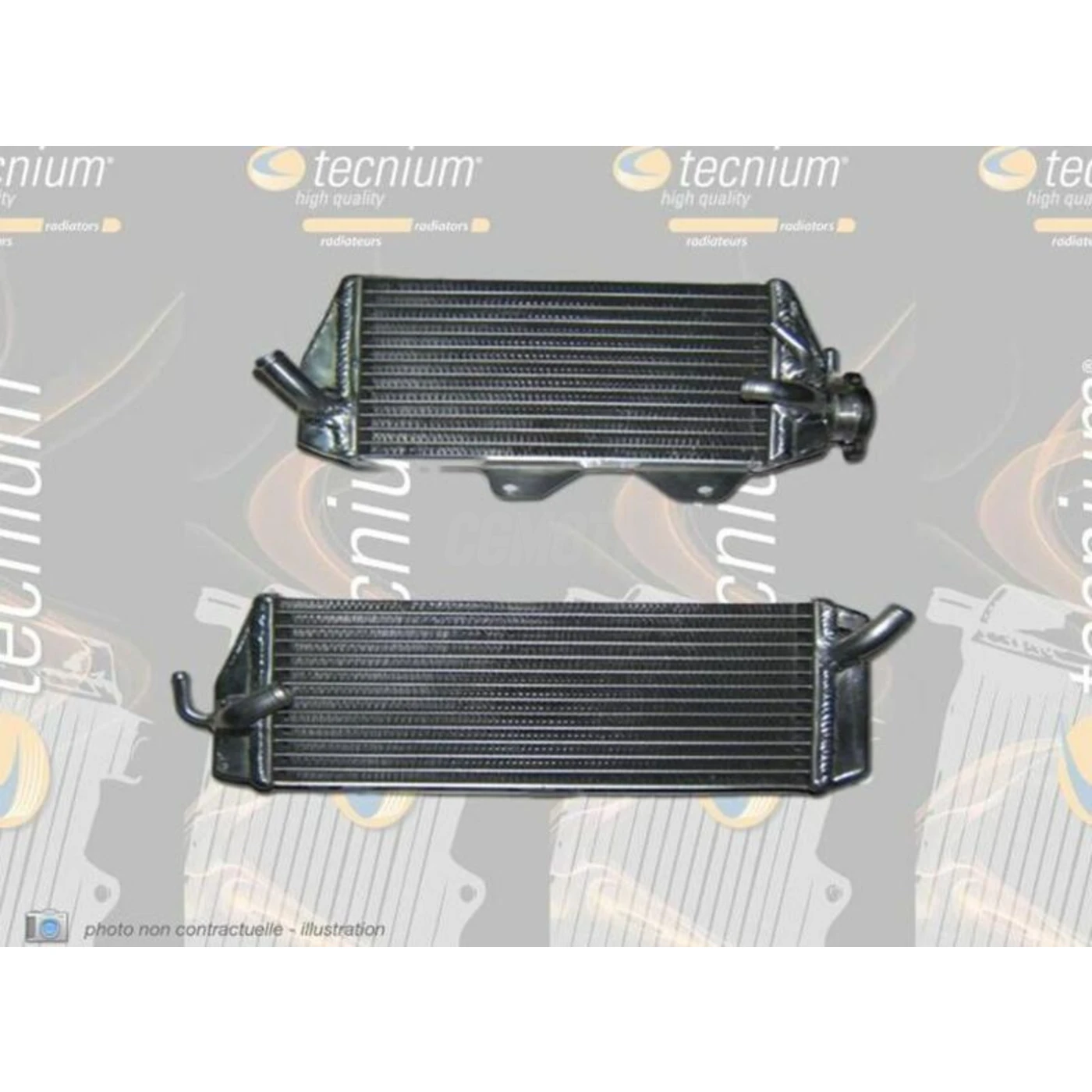 Radiateur oversize gauche Tecnium Yamaha YZ125