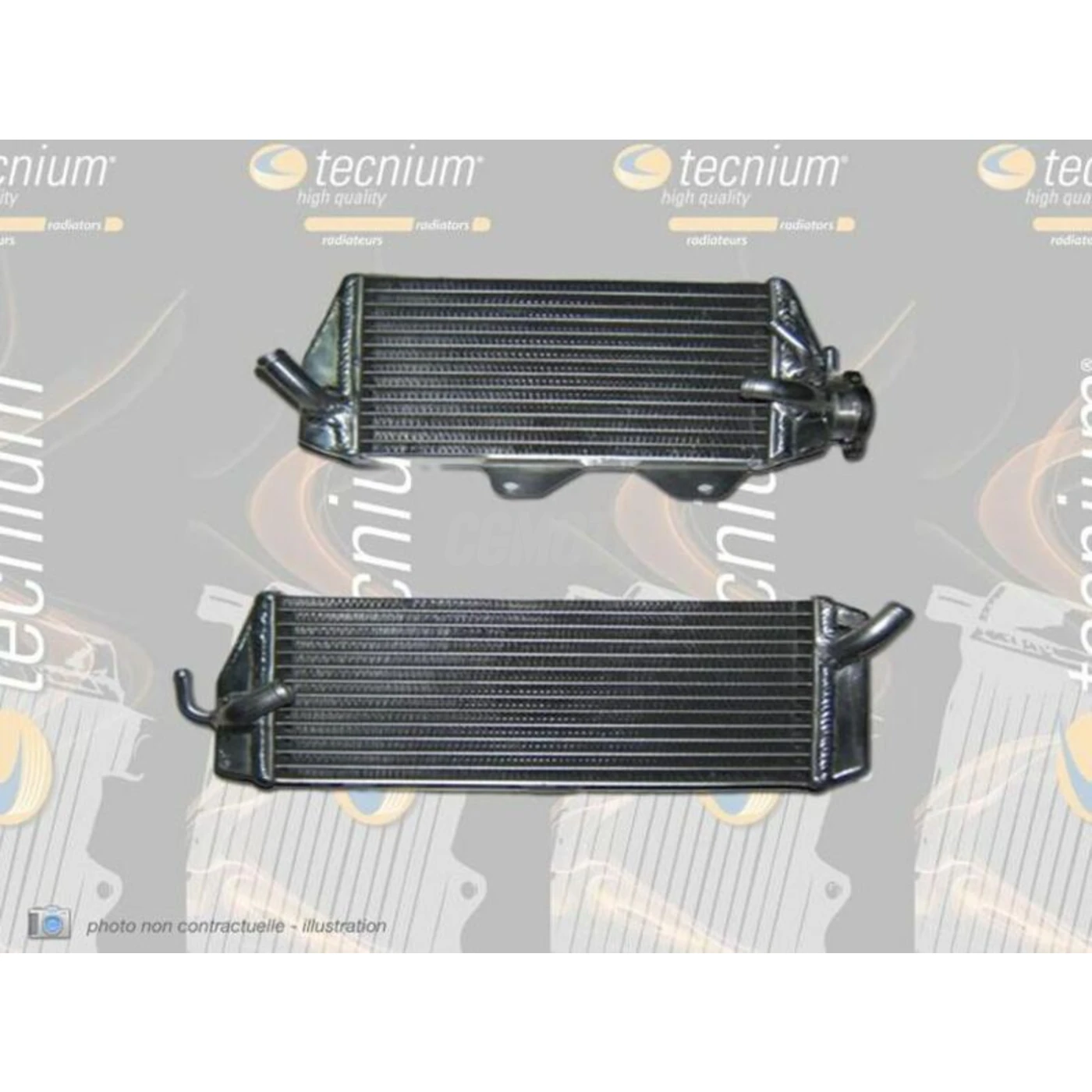 Radiateur oversize gauche Tecnium Honda CRF450R