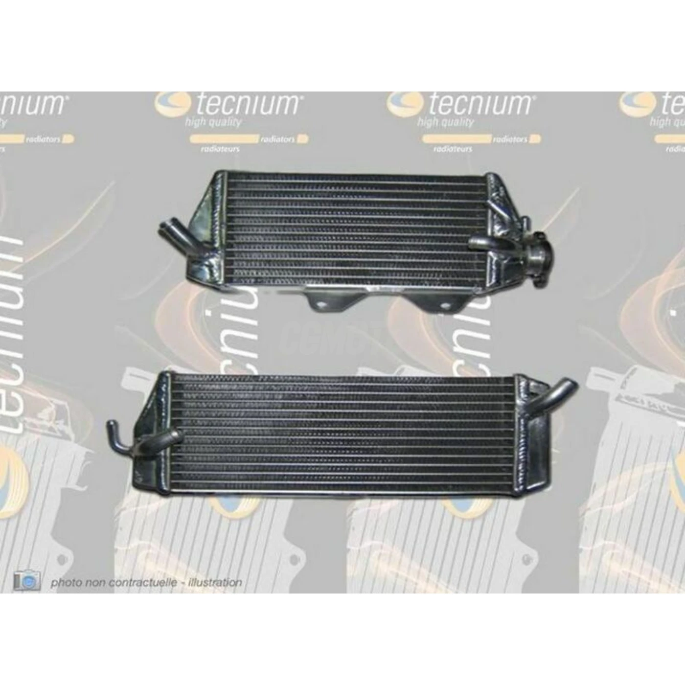 Radiateur oversize droit Tecnium Suzuki RM-Z250