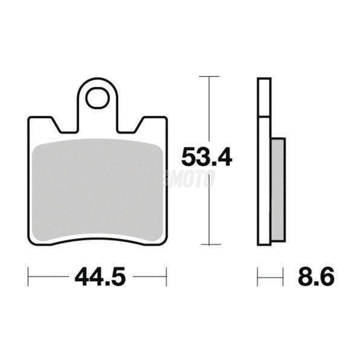 Plaquette de frein Métal Fritté Sinter Grip Maxi Scooter