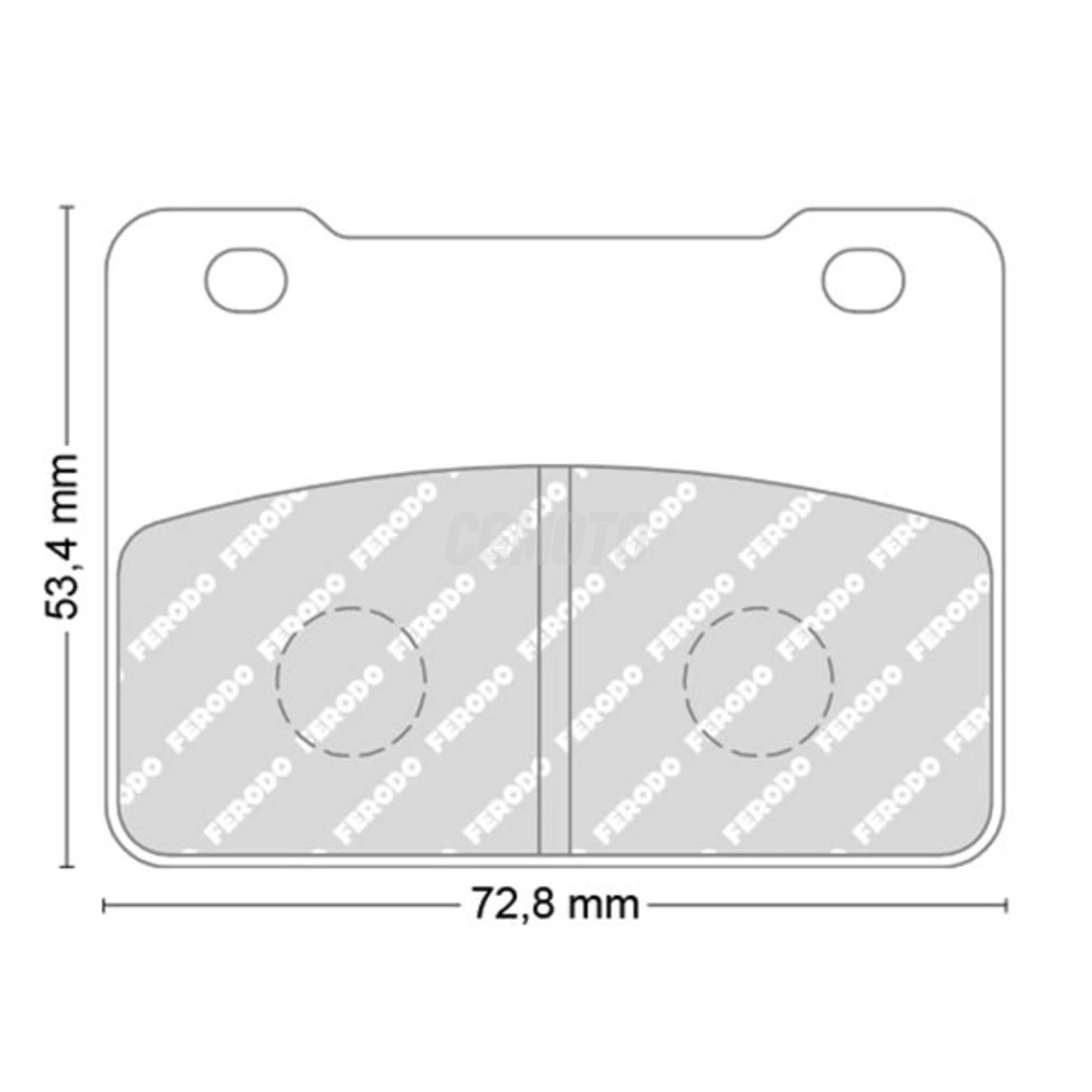 Plaquette de frein Organique Eco-Friction Route