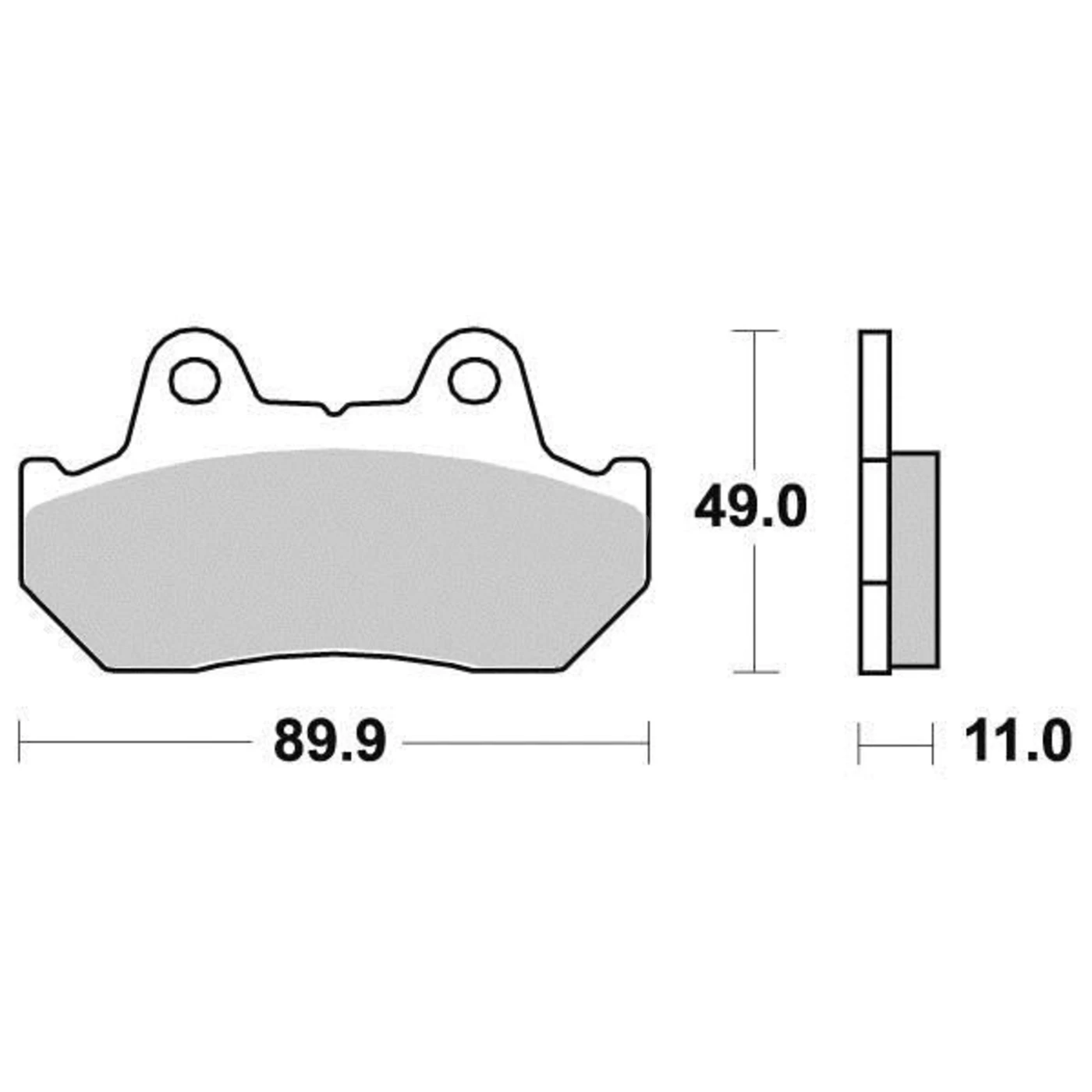 Plaquette de frein Organique Eco-Friction Route