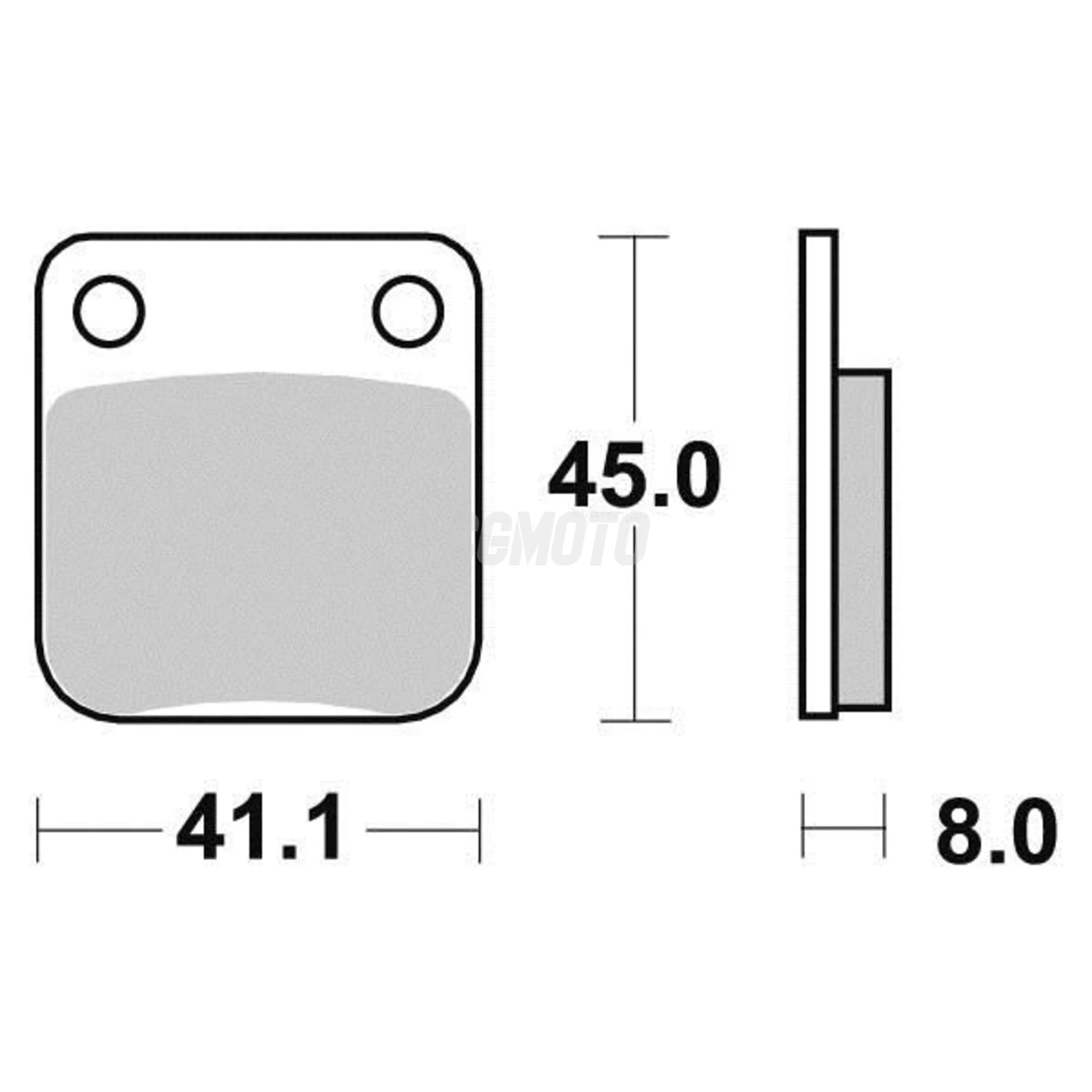 Plaquette de frein Organique Eco-Friction Route