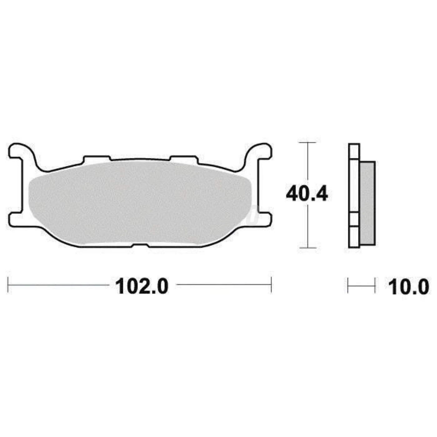 Plaquette de frein Organique Eco-Friction Route