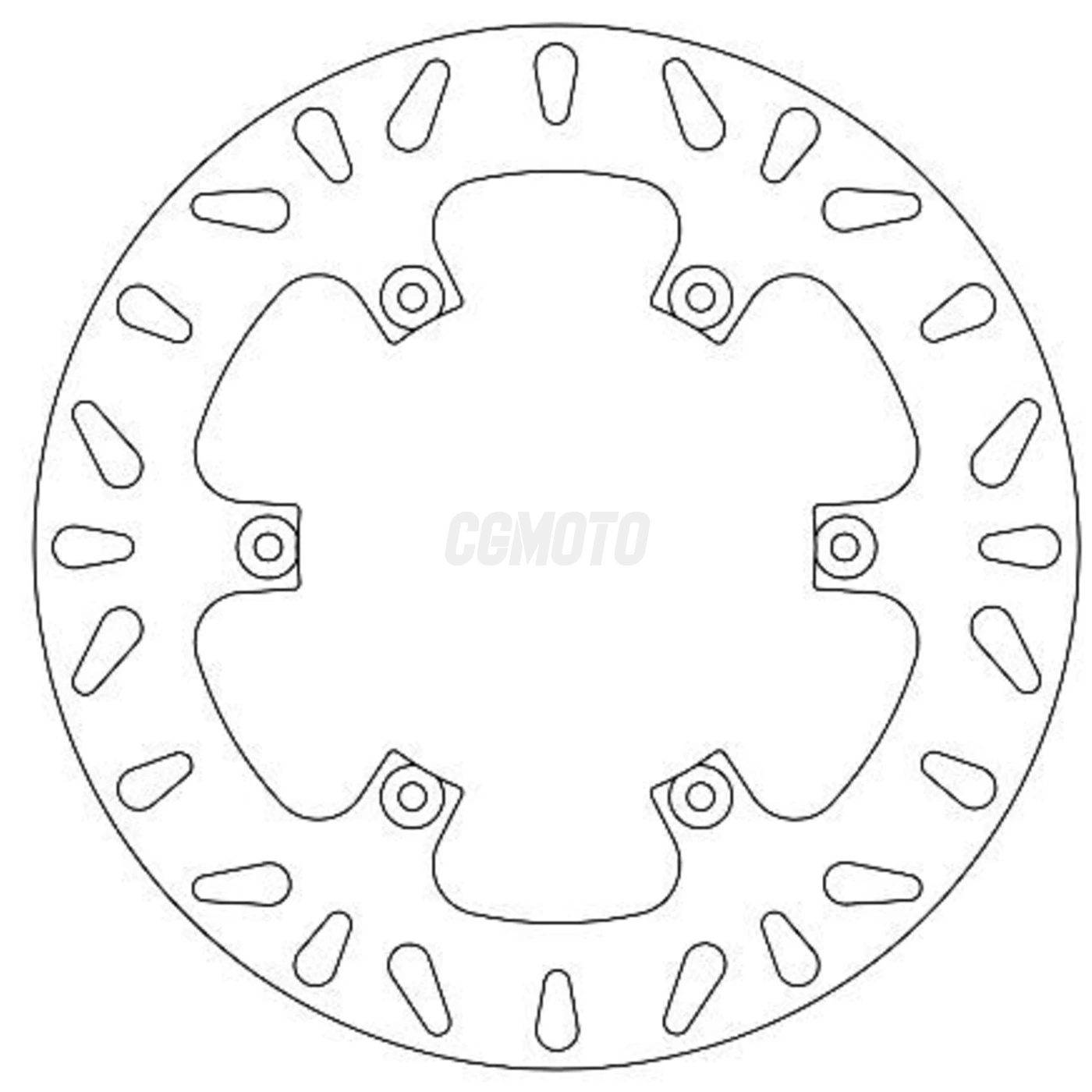 Disque de Frein Gilera RC 125