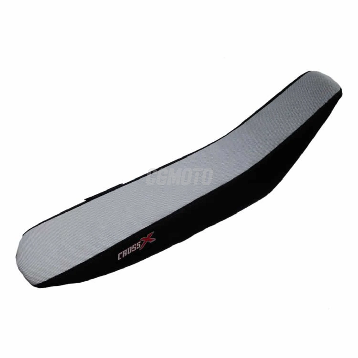 Housse de selle TM MX-EN 125 250 450 530 2003-2007 TOP WHITE- SIDE BLACK (M1010-2WB)