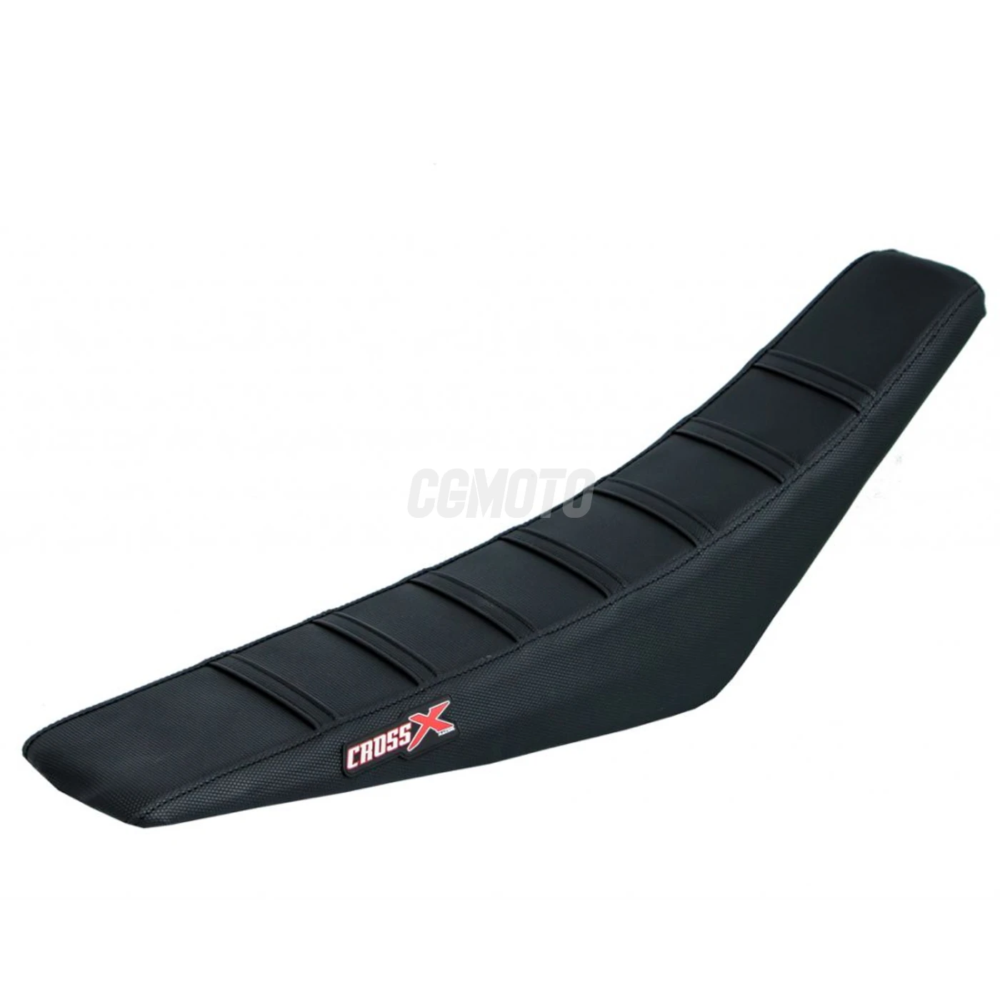 Housse de selle SHERCO SE-R SEF-R 2012 - 2016 TOP BLACK- SIDE BLACK-STRIPES BLACK (M1100-3BBB)