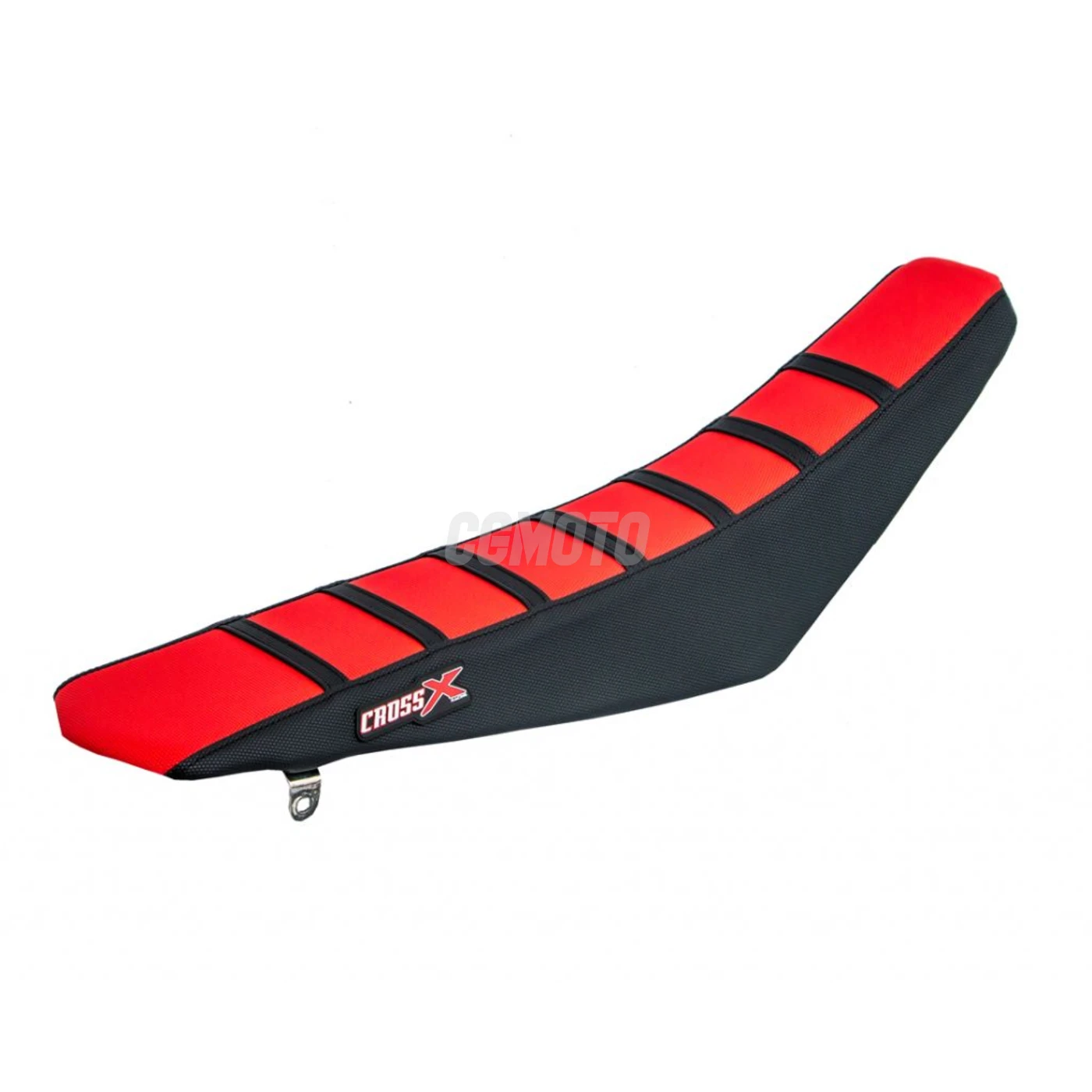 Housse de selle HONDA CRF 250 10-13 CRF 450 09-12 TOP RED- SIDE BLACK-STRIPES BLACK (M112-3RBB)