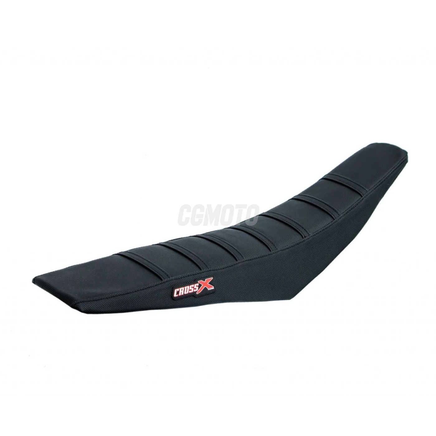 Housse de selle KAWASAKI KXF 250 06-08 KXF 450 06-08 TOP BLACK- SIDE BLACK-STRIPES BLACK (M211-3BBB)