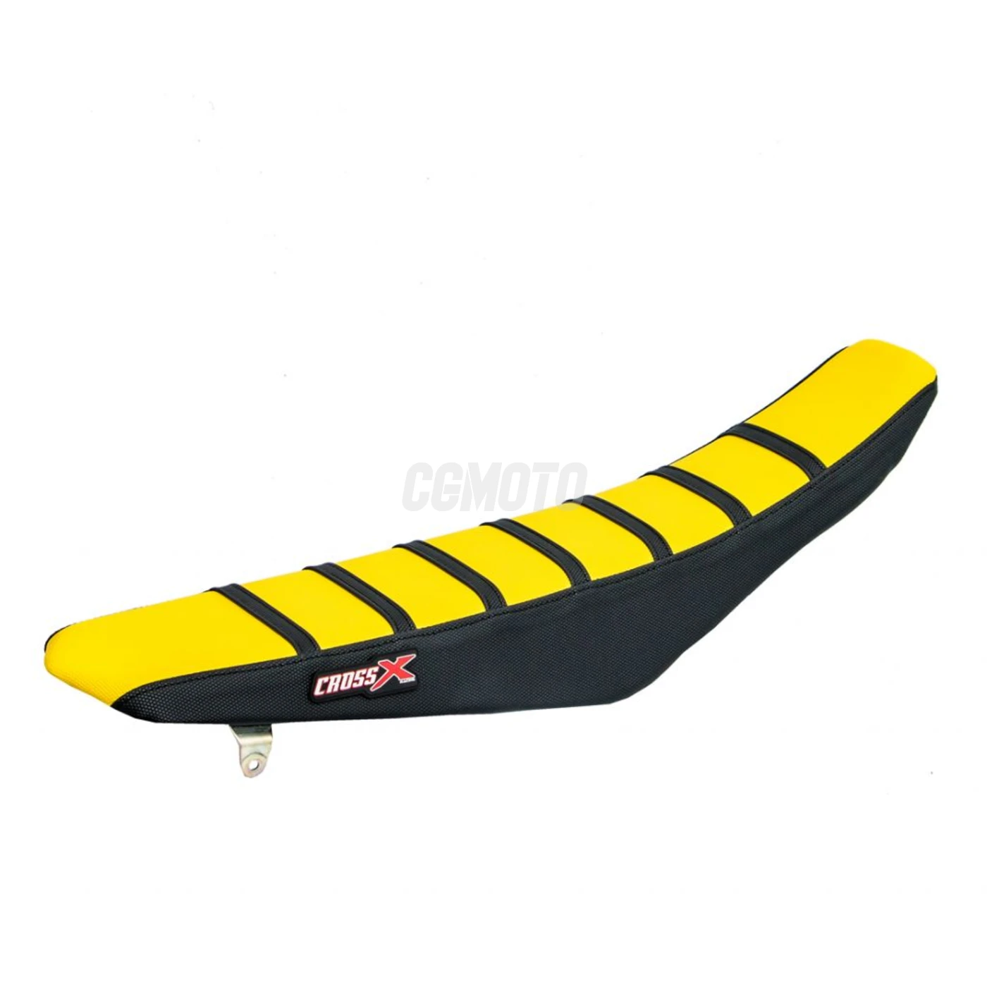 Housse de selle SUZUKI RM 125 96-00 RM 125 96-00 TOP YELLOW- SIDE BLACK-STRIPES BLACK (M309-3YBB)